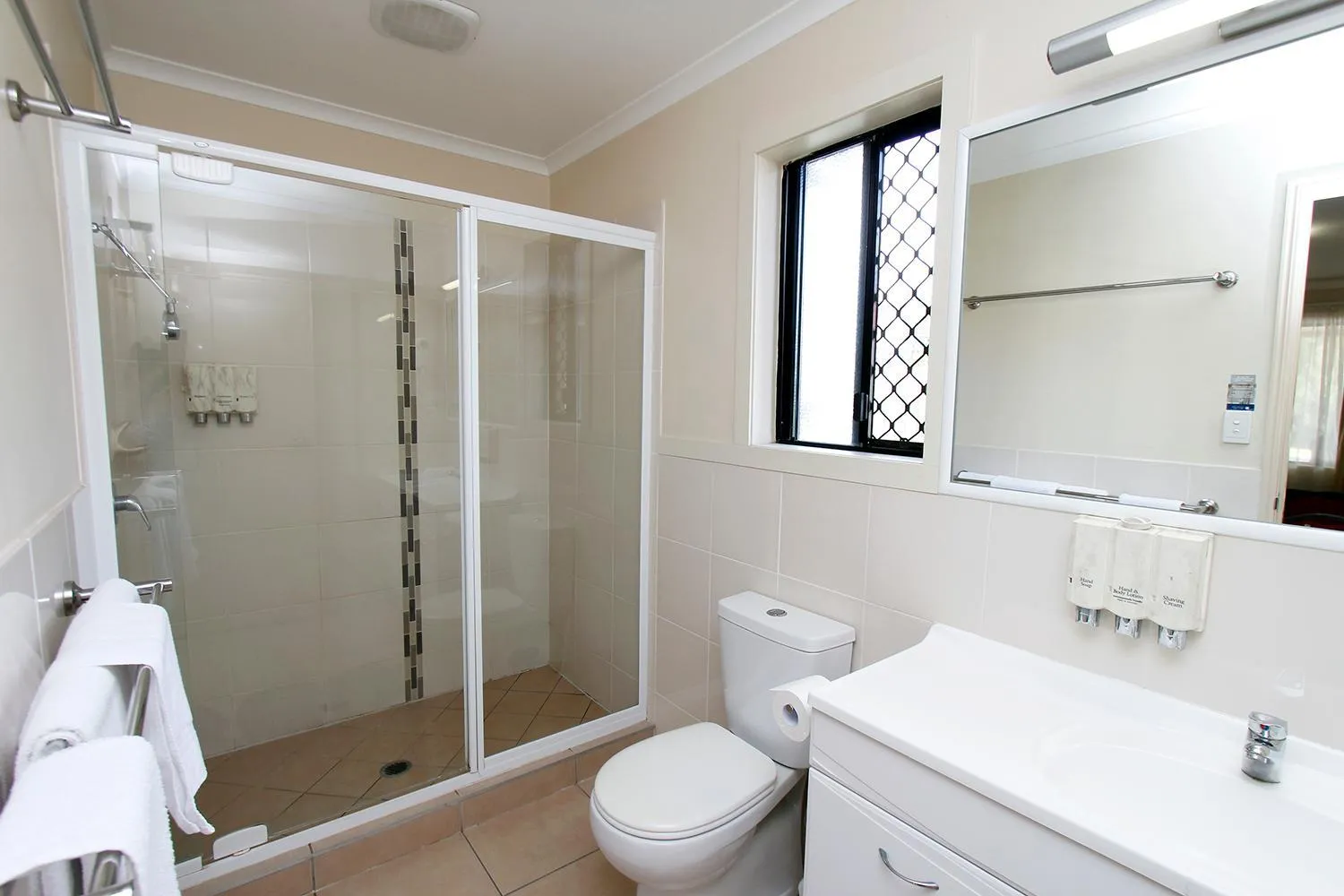 Bathroom in The Palms Motel