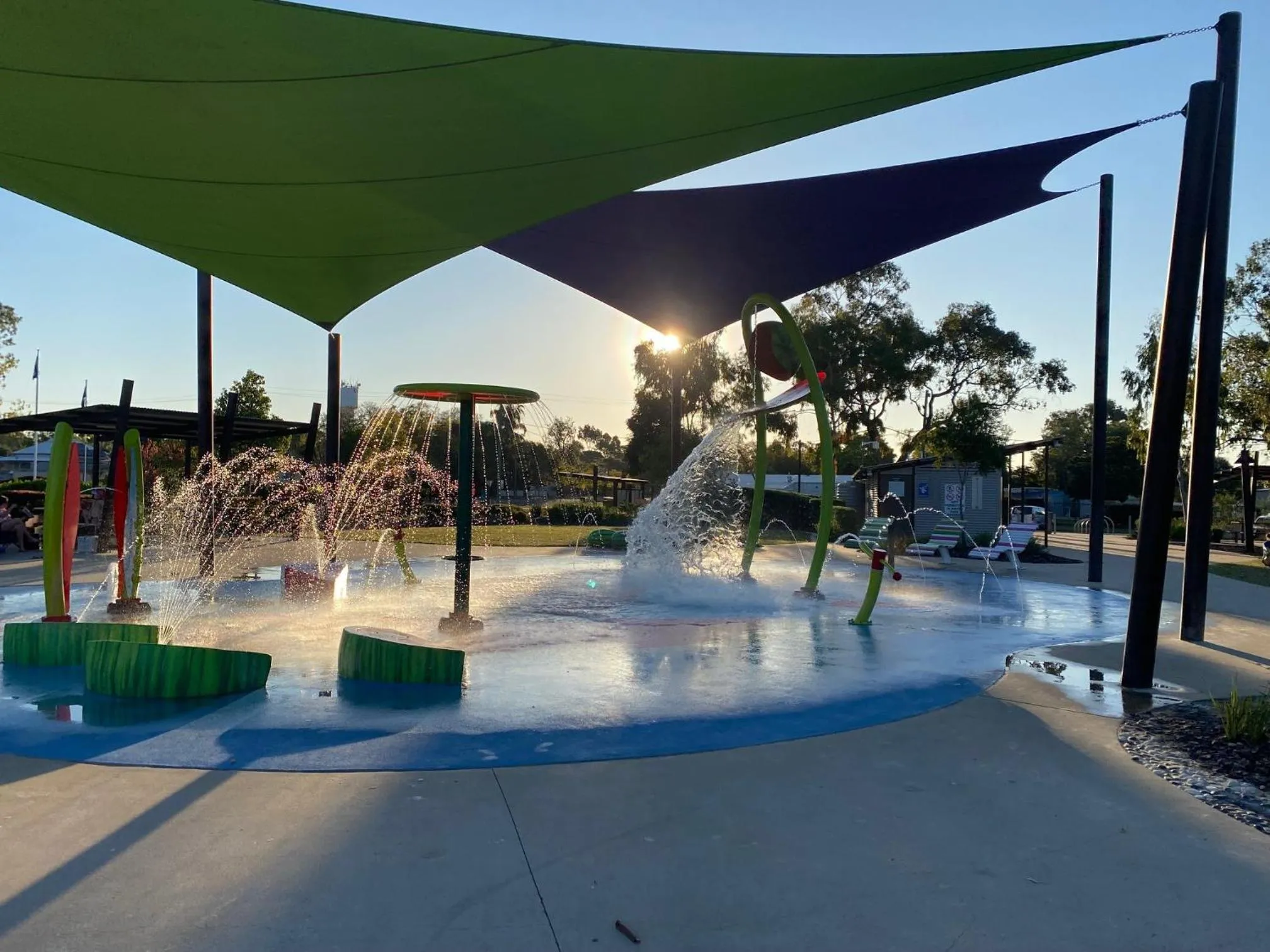 Aqua park in The Palms Motel