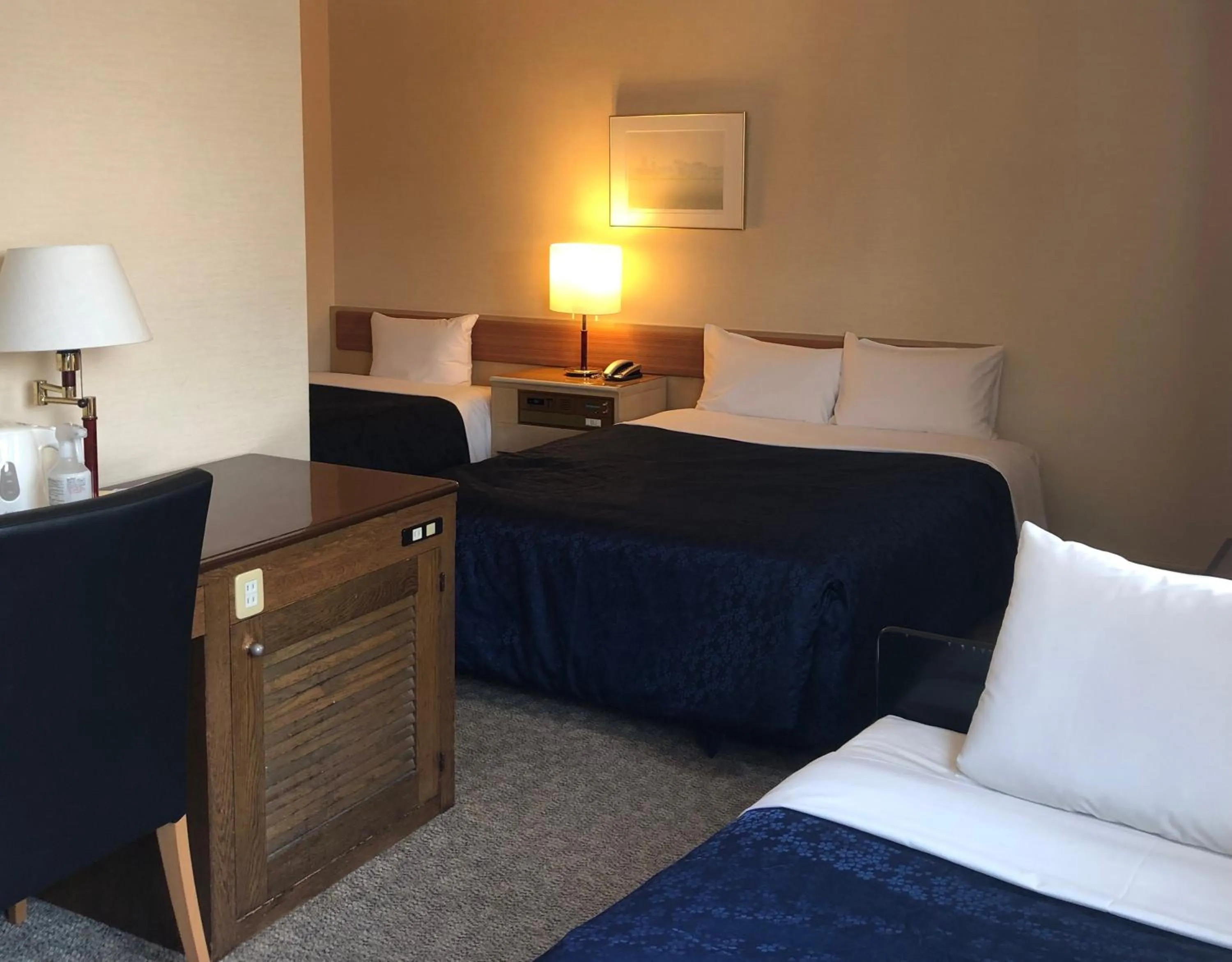 Photo of the whole room, Bed in Asakusa Central Hotel