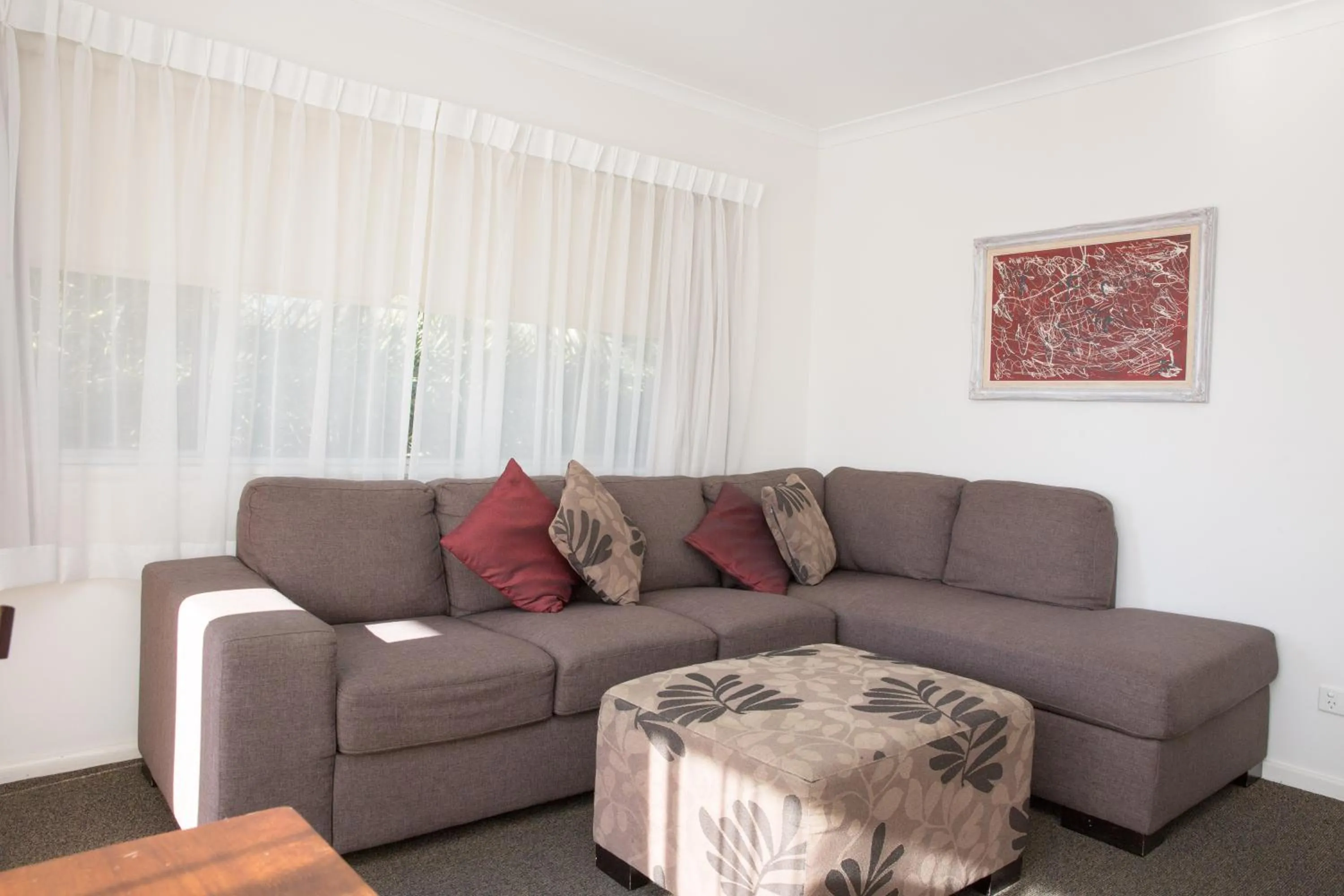 Living room in Centralpoint Motel