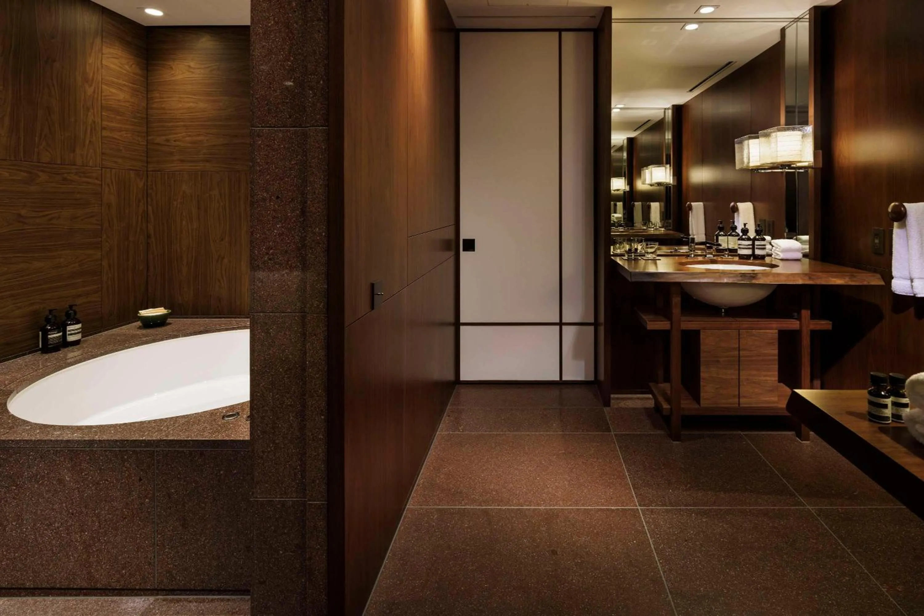 Bathroom in Andaz Tokyo - A Concept by Hyatt