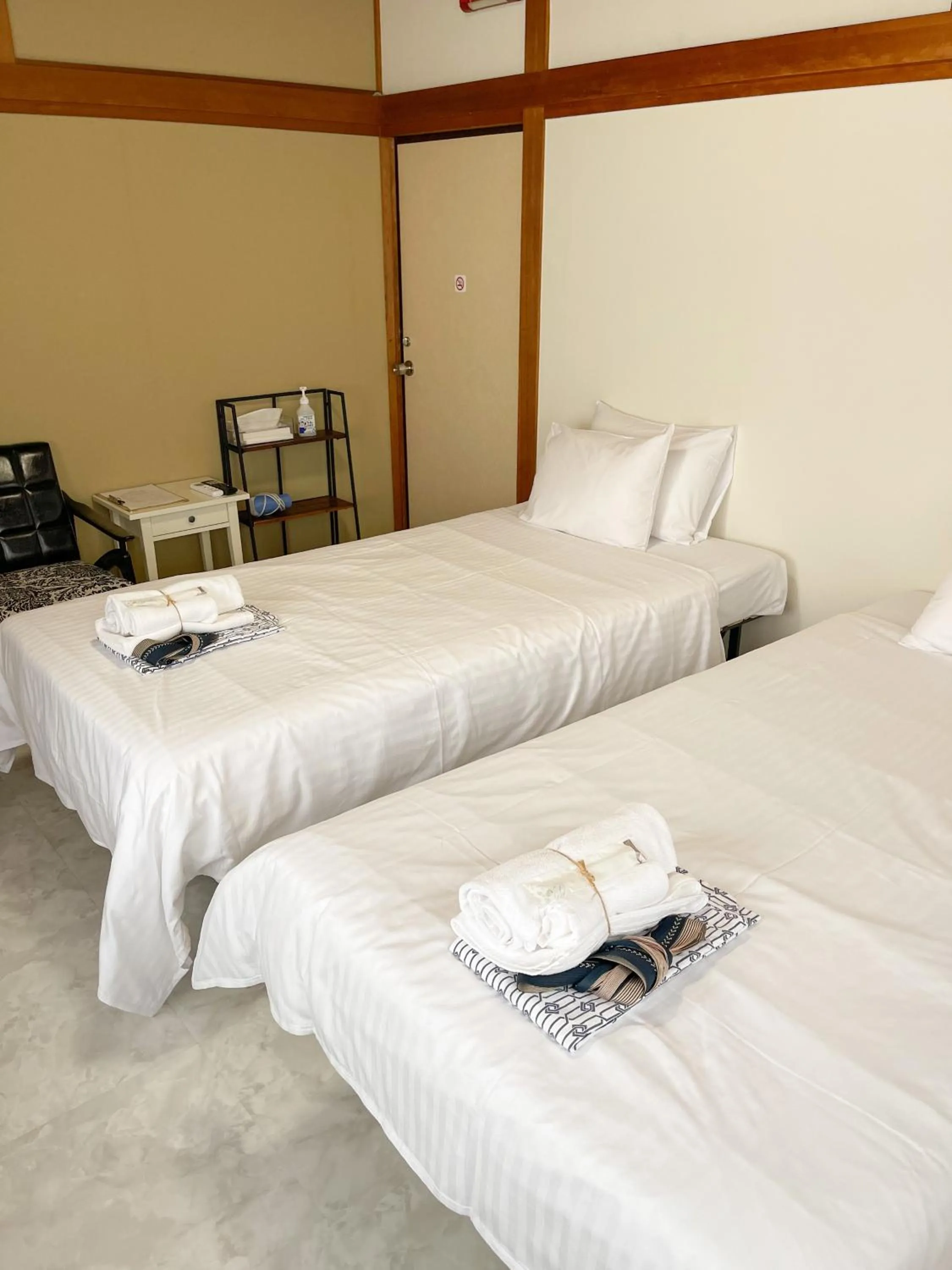 Bed in Kikusui Ryokan