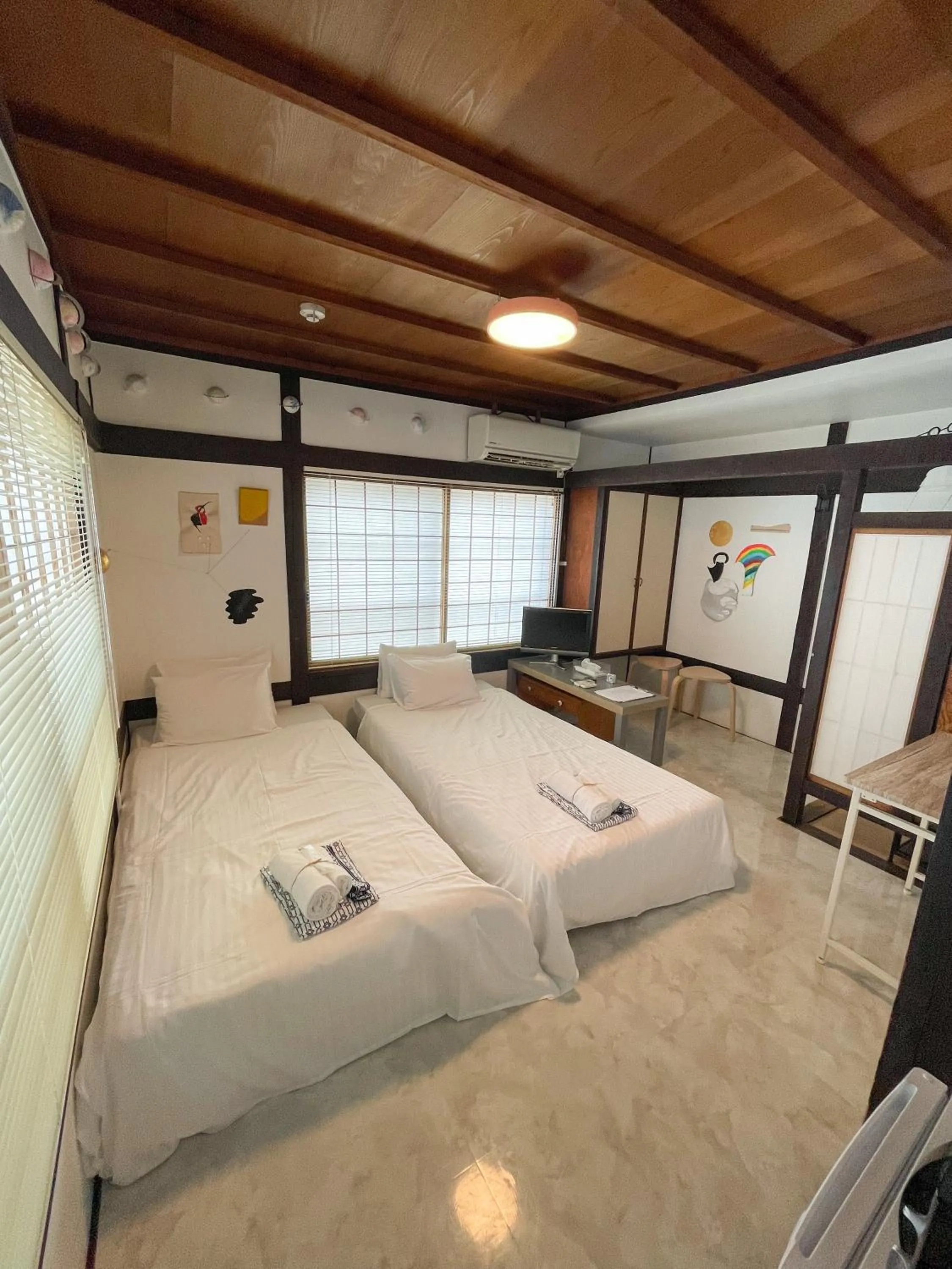 Bed in Kikusui Ryokan