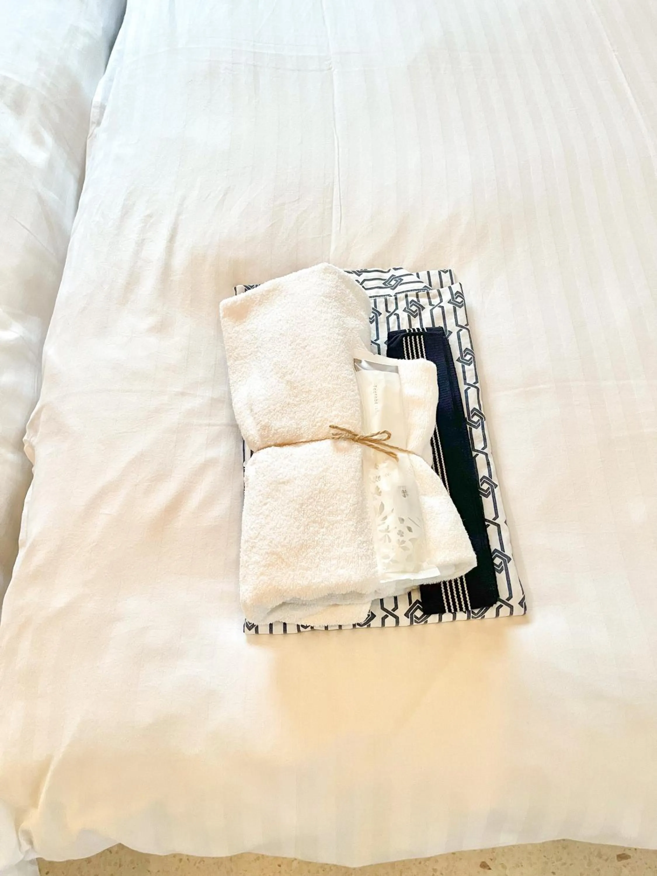 Bed in Kikusui Ryokan