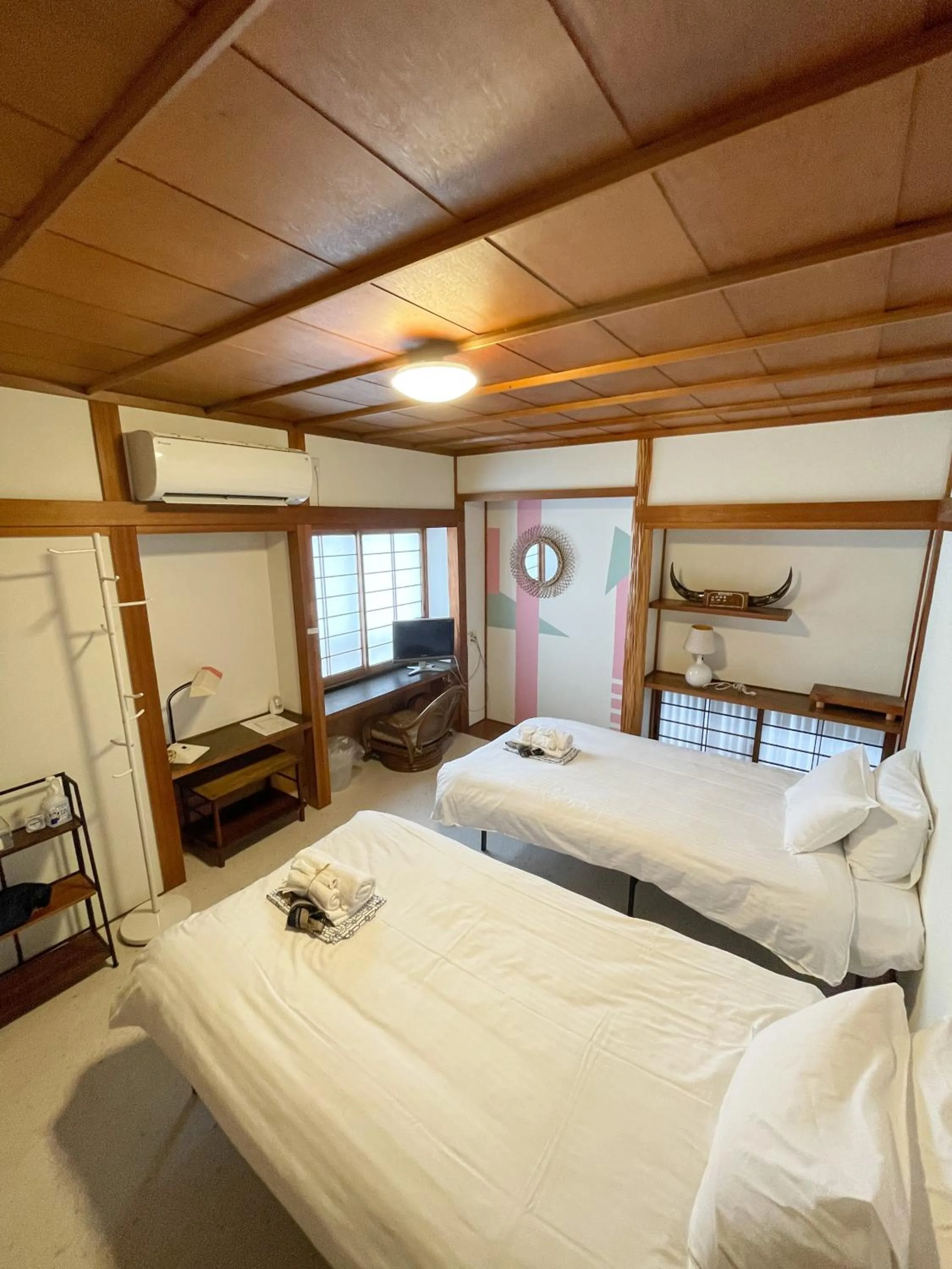 Bed in Kikusui Ryokan