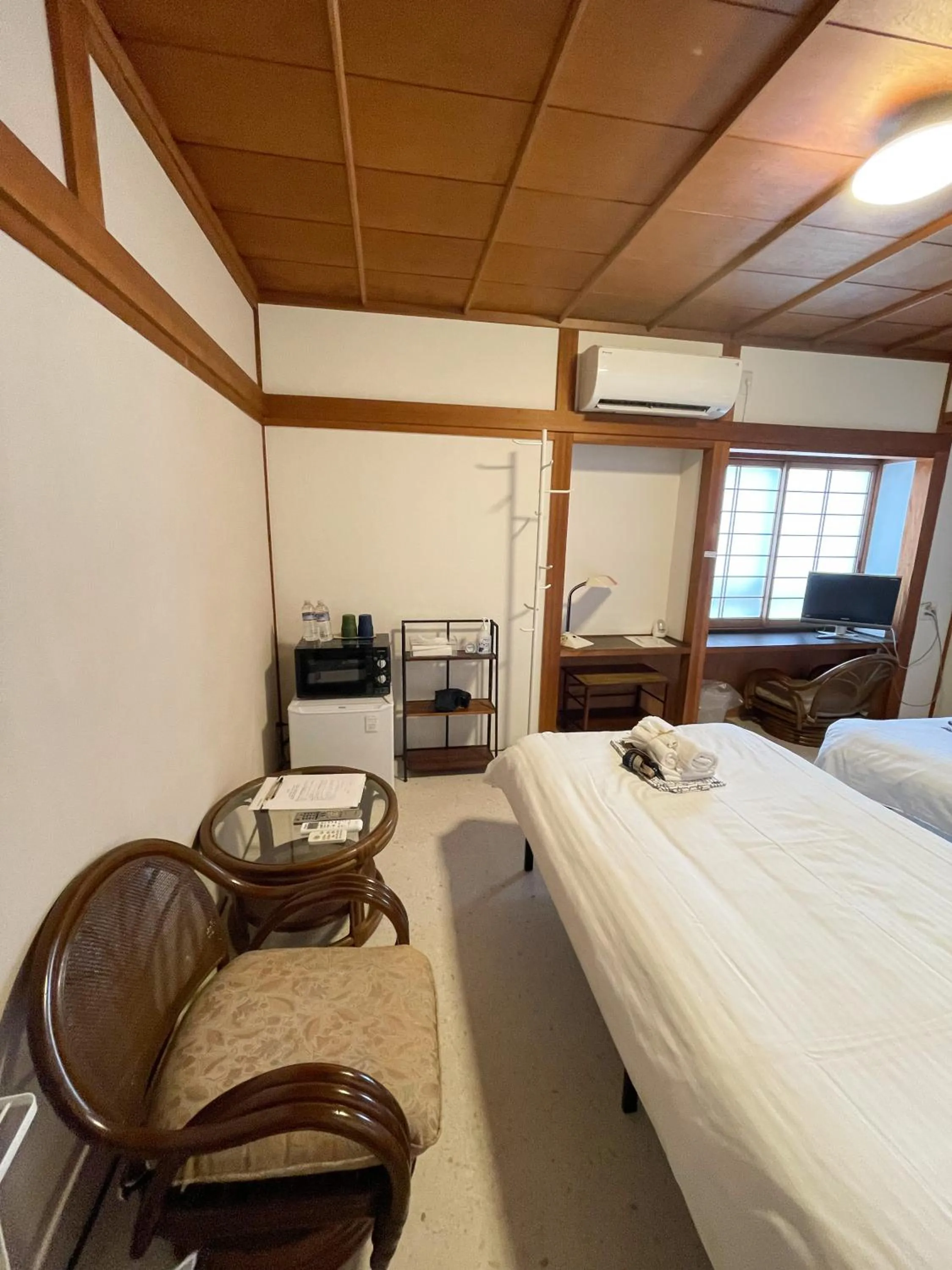 Bed in Kikusui Ryokan