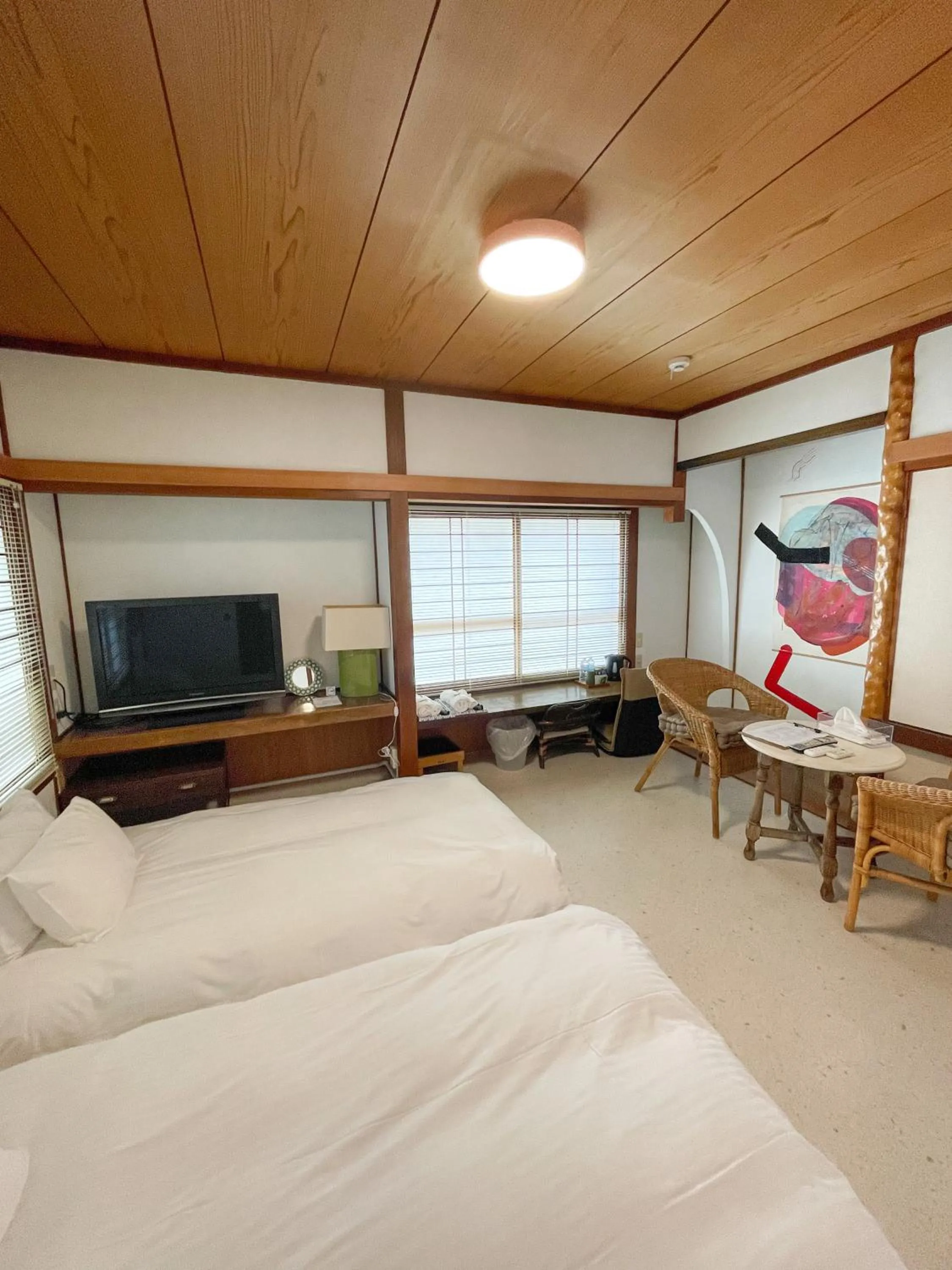 Bed in Kikusui Ryokan