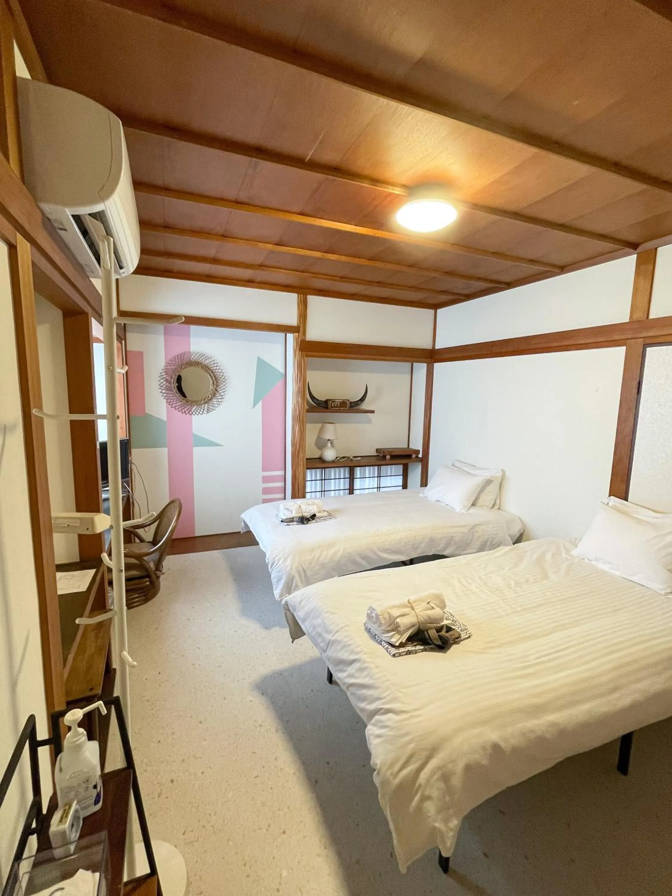 Bed in Kikusui Ryokan