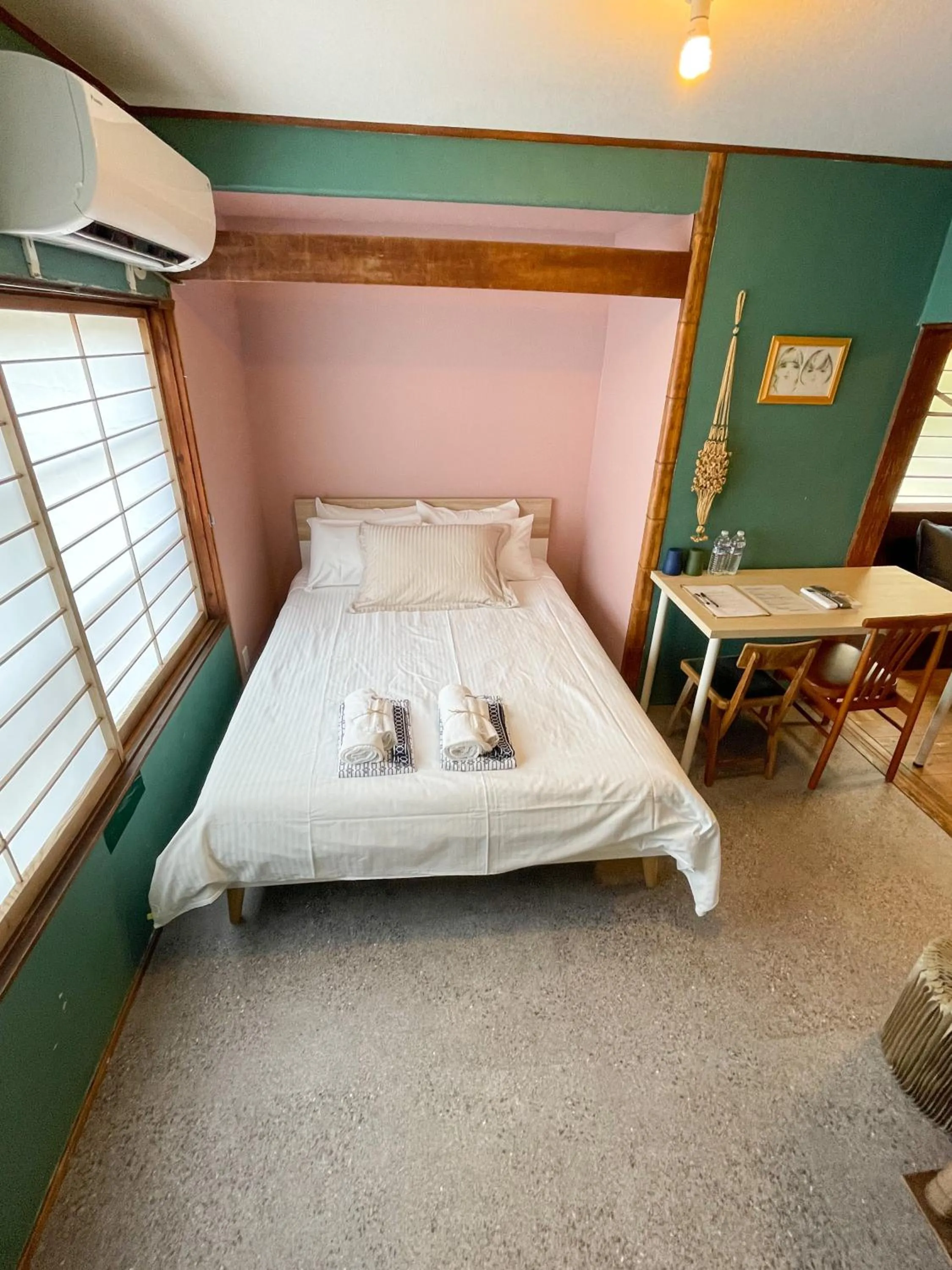 Bed in Kikusui Ryokan