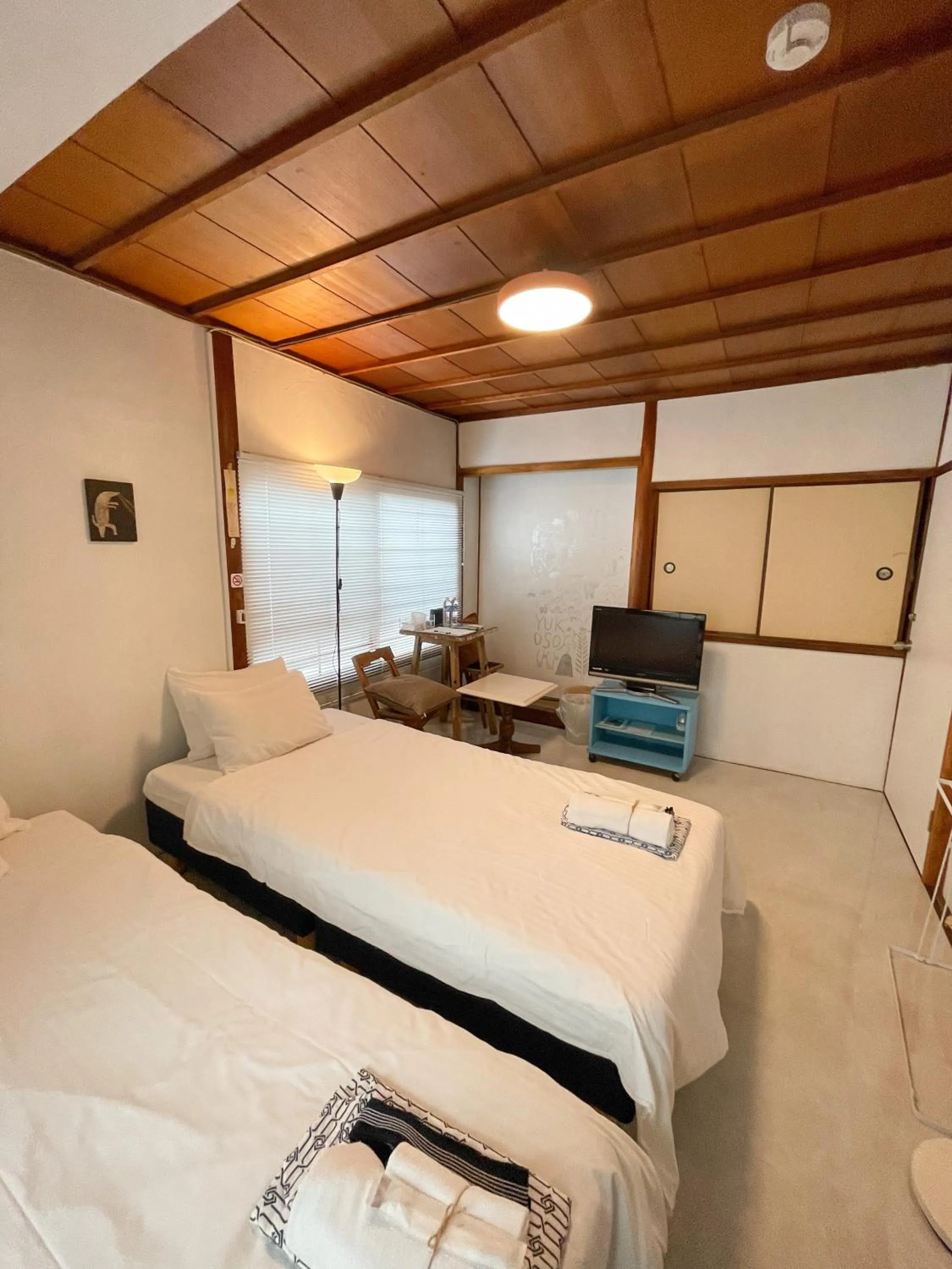 Bed in Kikusui Ryokan