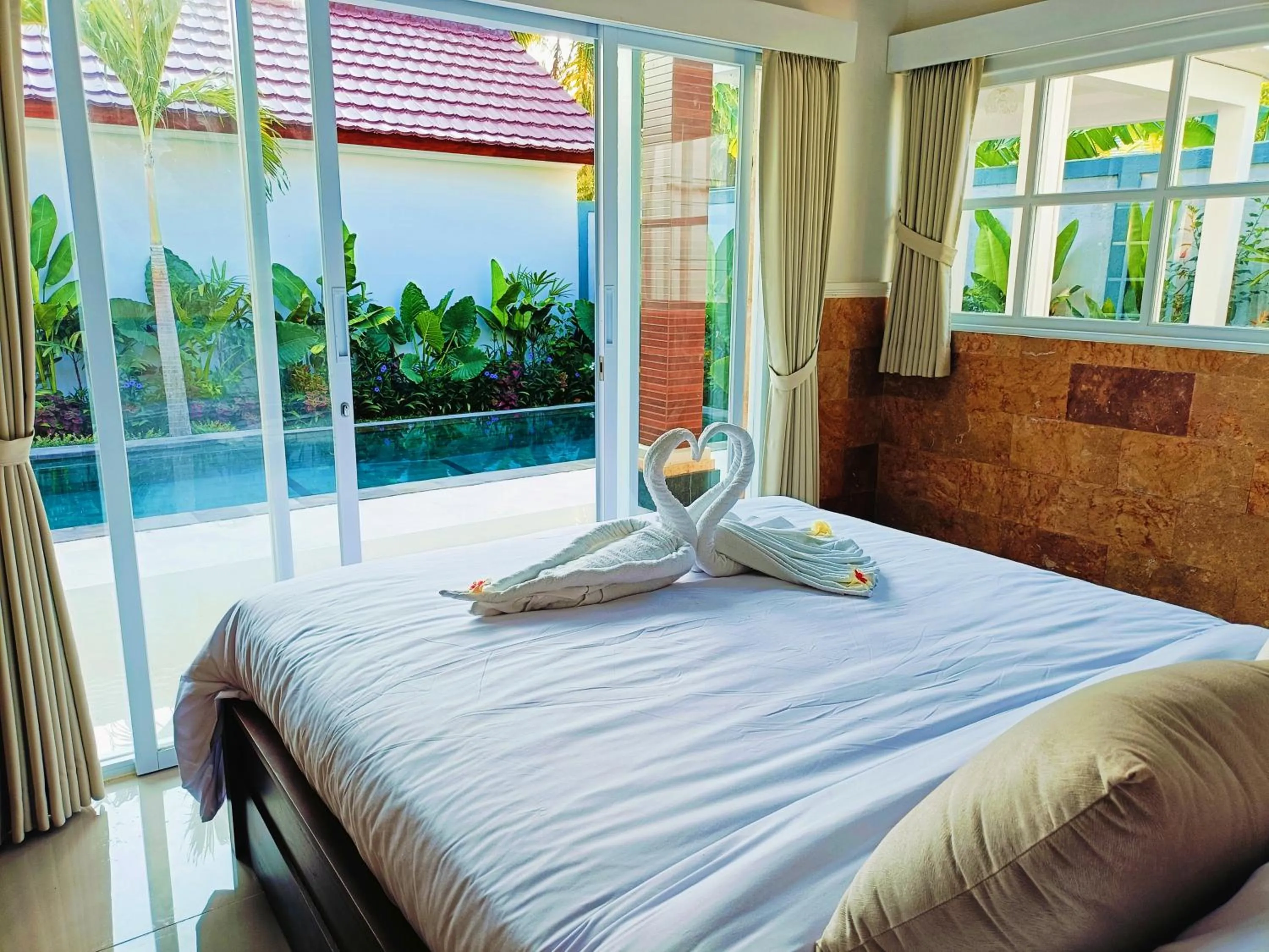 Bedroom in Villa TWIN FLOWER