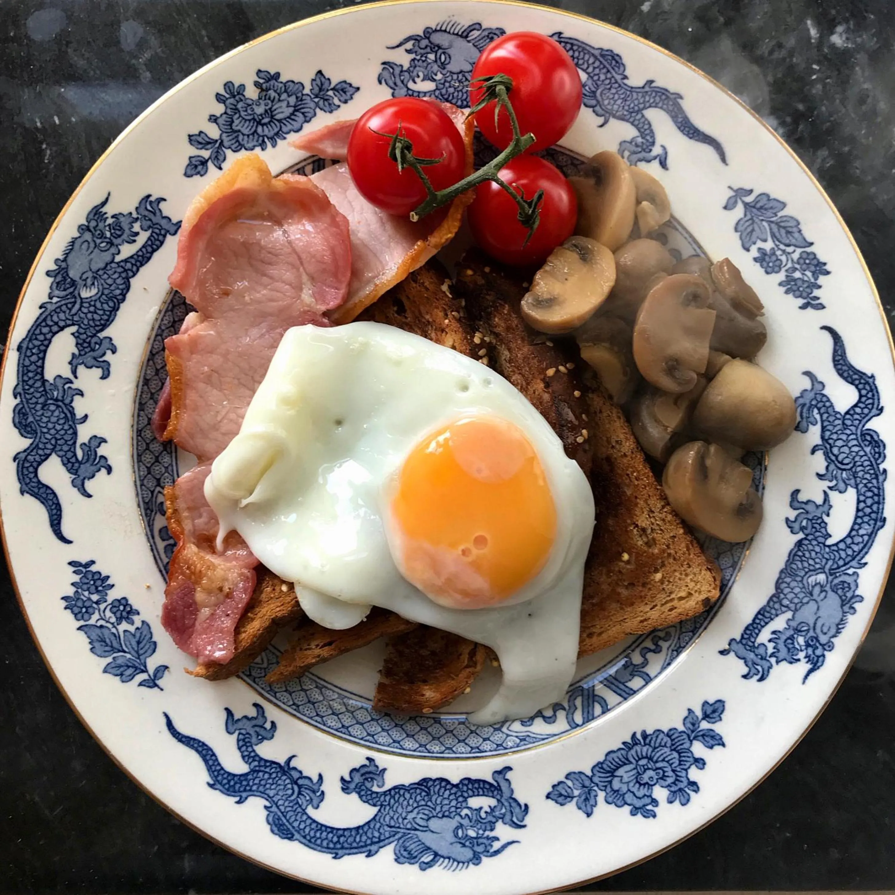 Food close-up in Grove House