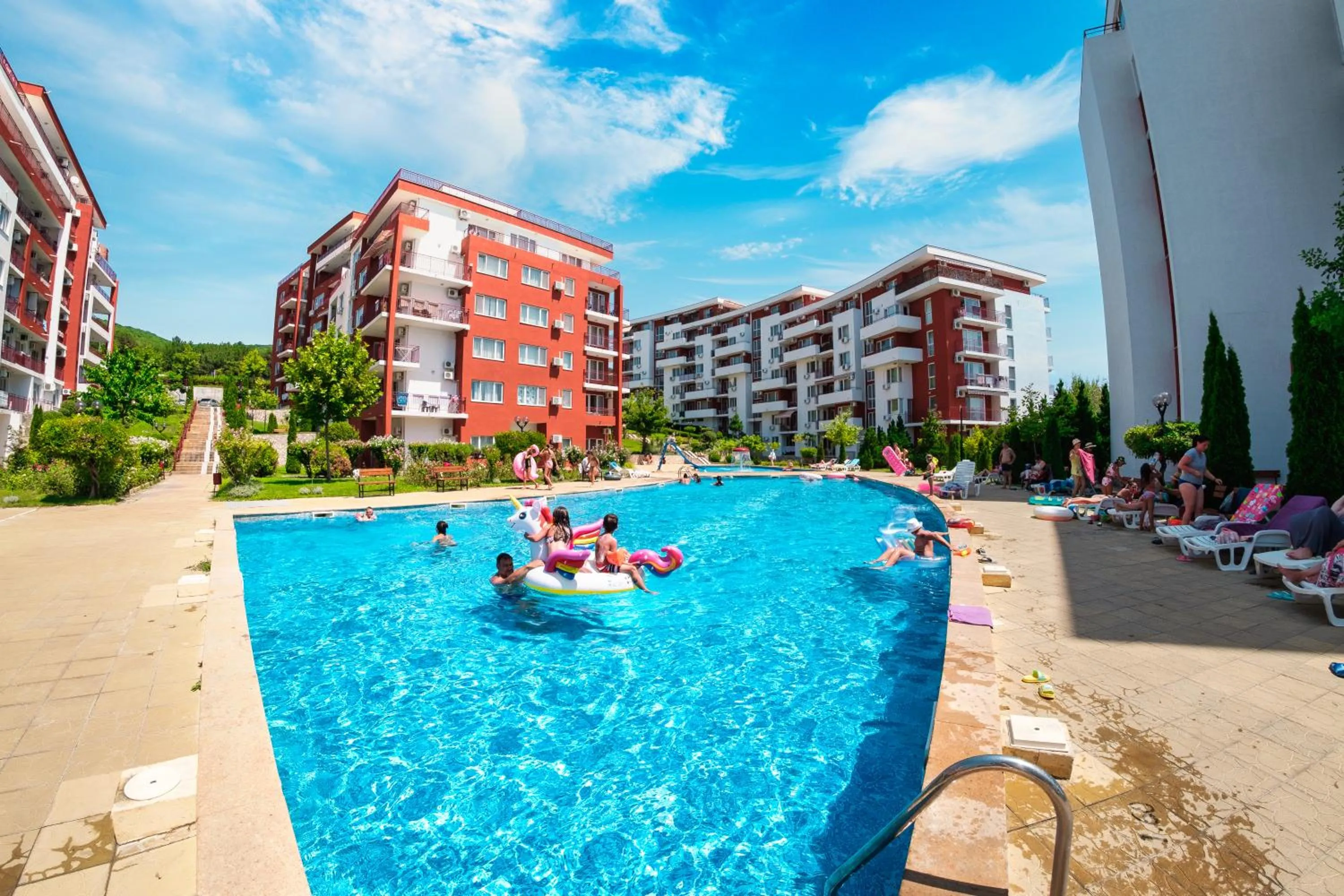Swimming pool in Panorama Fort Beach