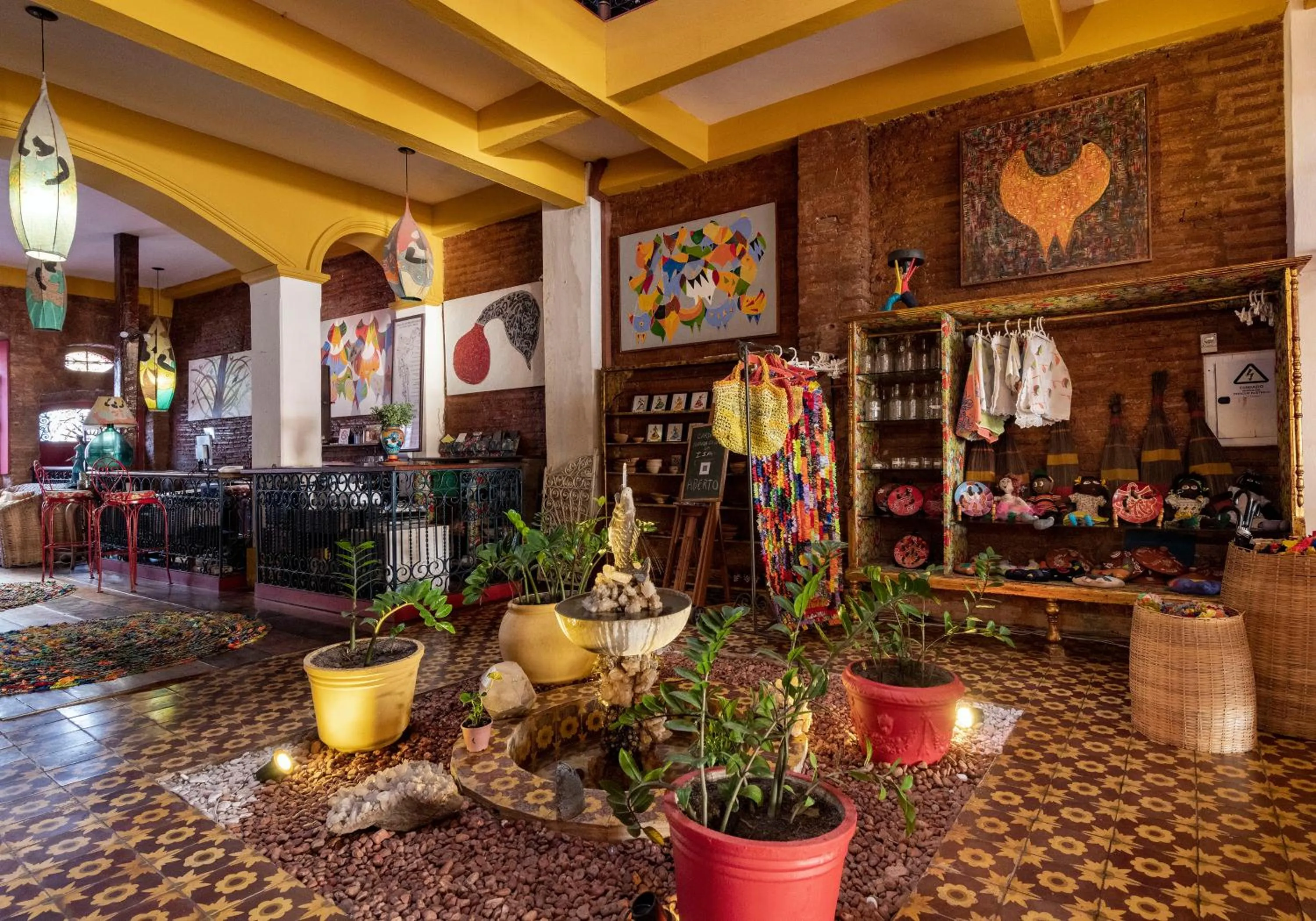 Lobby or reception in Pousada Des Arts