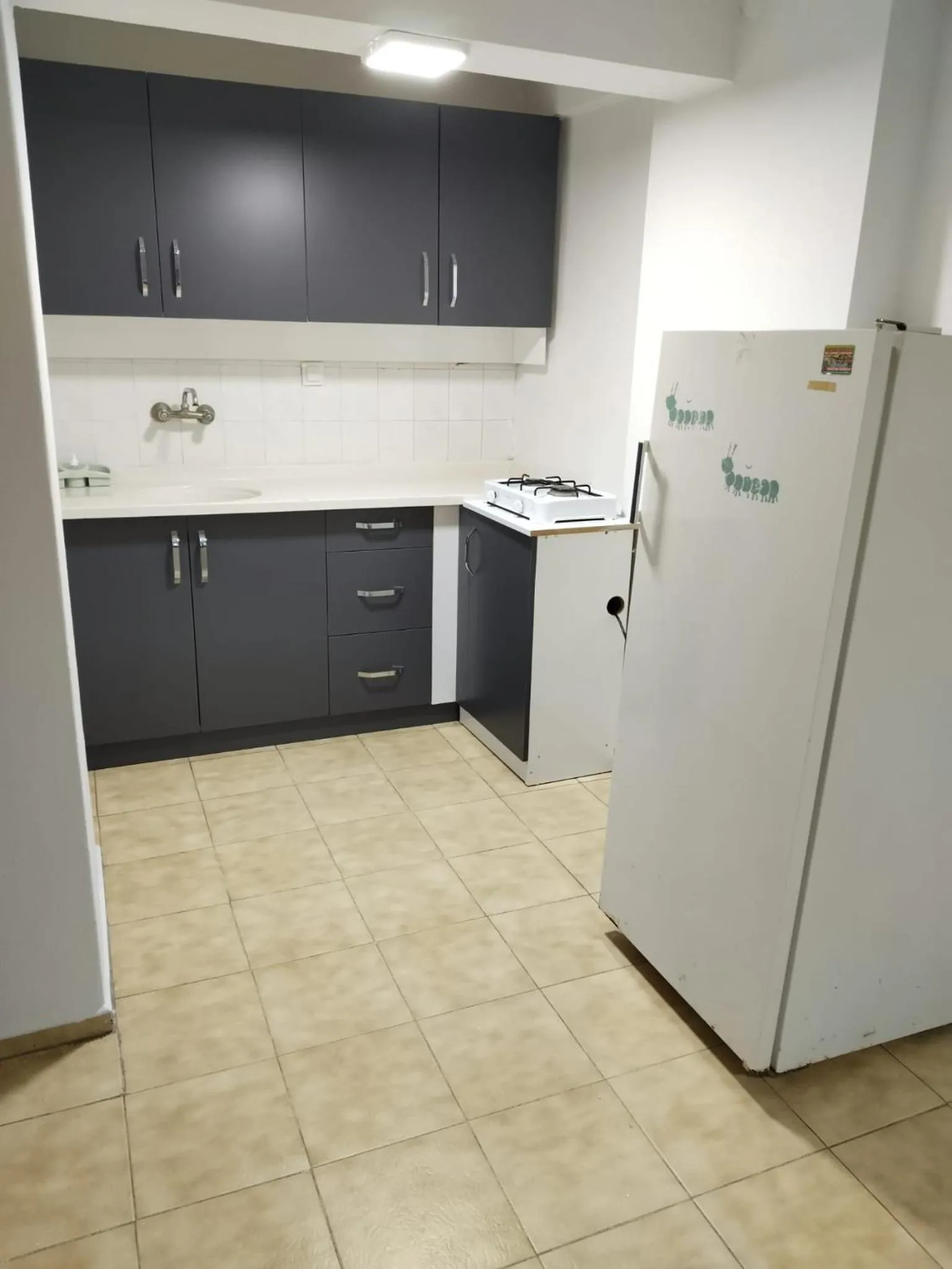 Kitchen or kitchenette in ALİBABAM APART OTEL