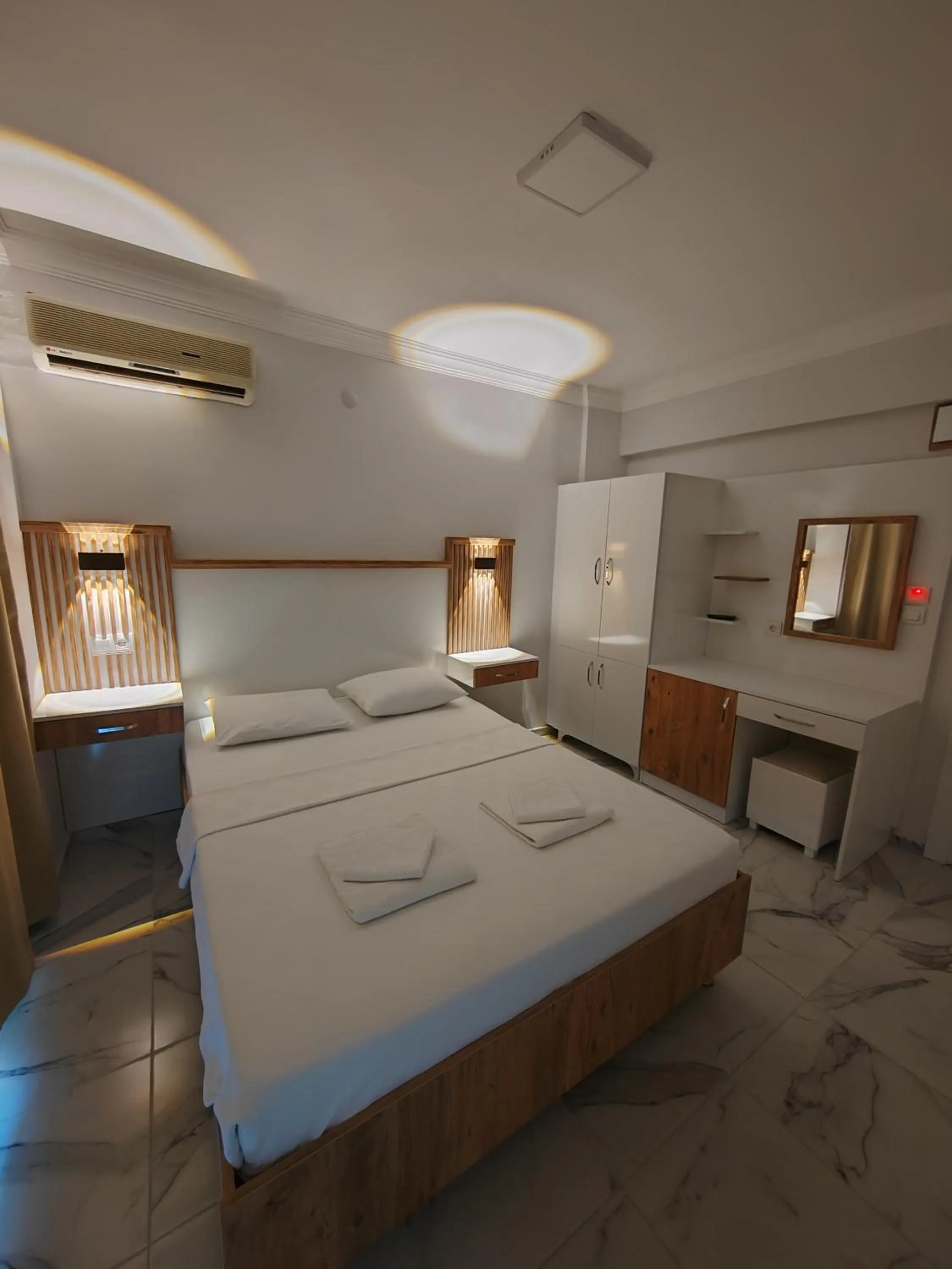 Bed in ALİBABAM APART OTEL