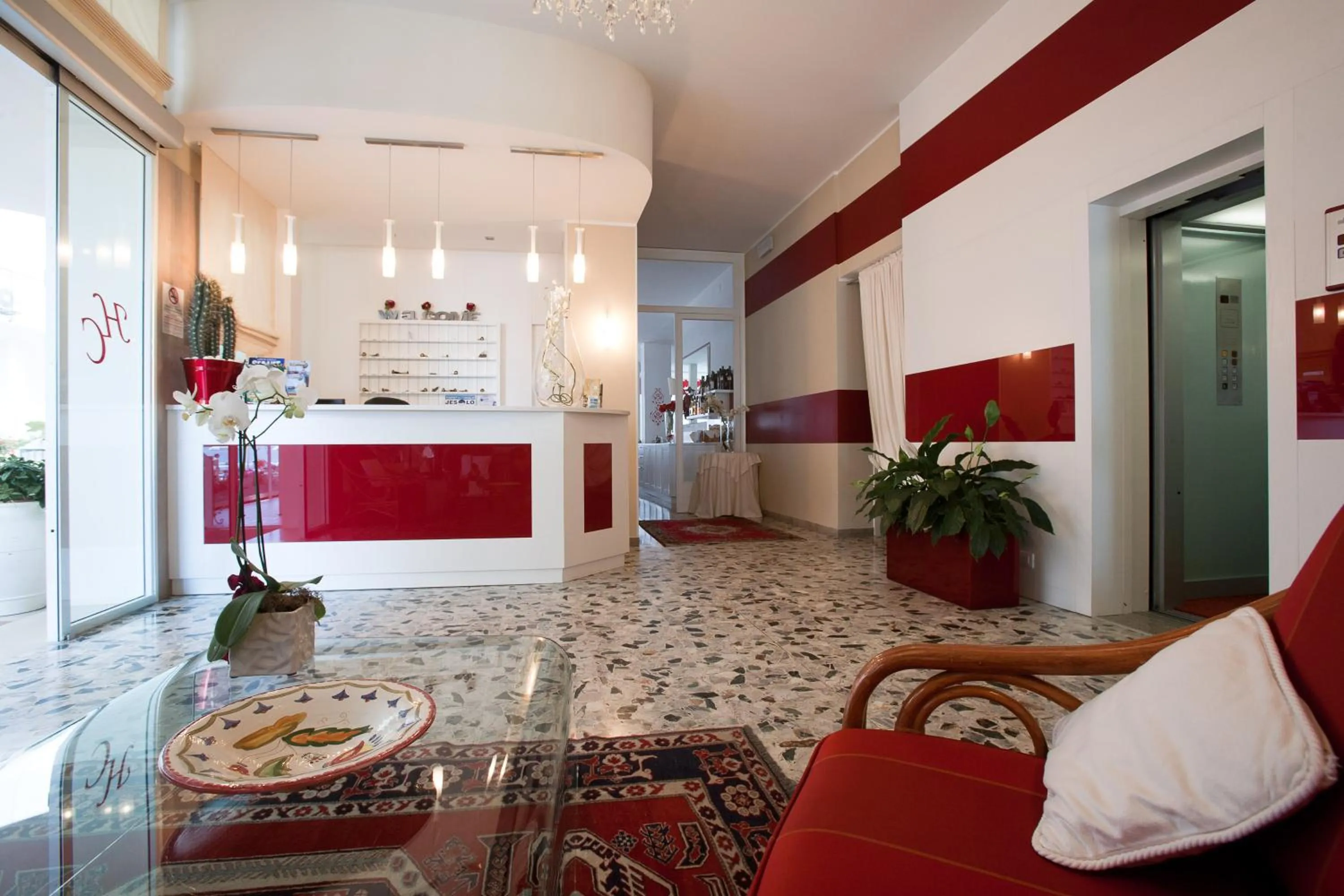 Lobby or reception in Hotel Canarie