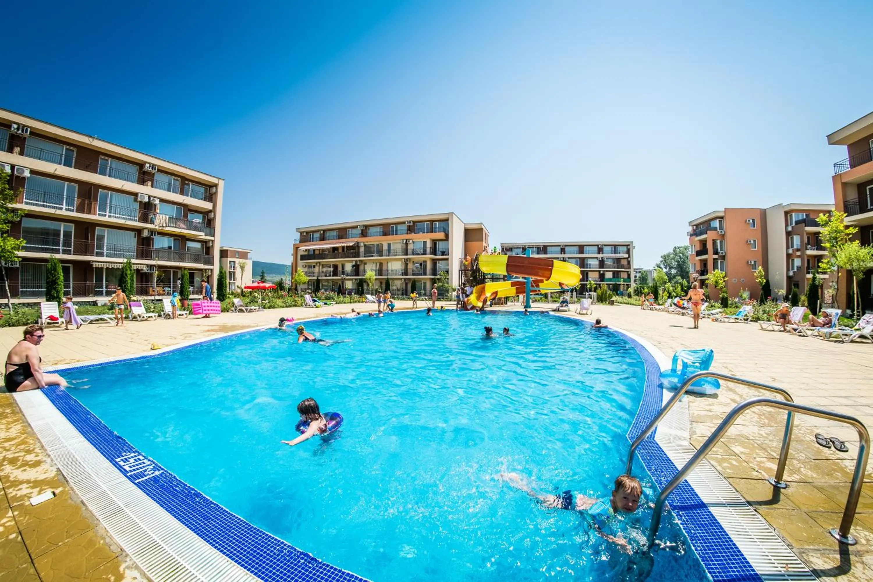 Pool view in Orchid Fort Garden
