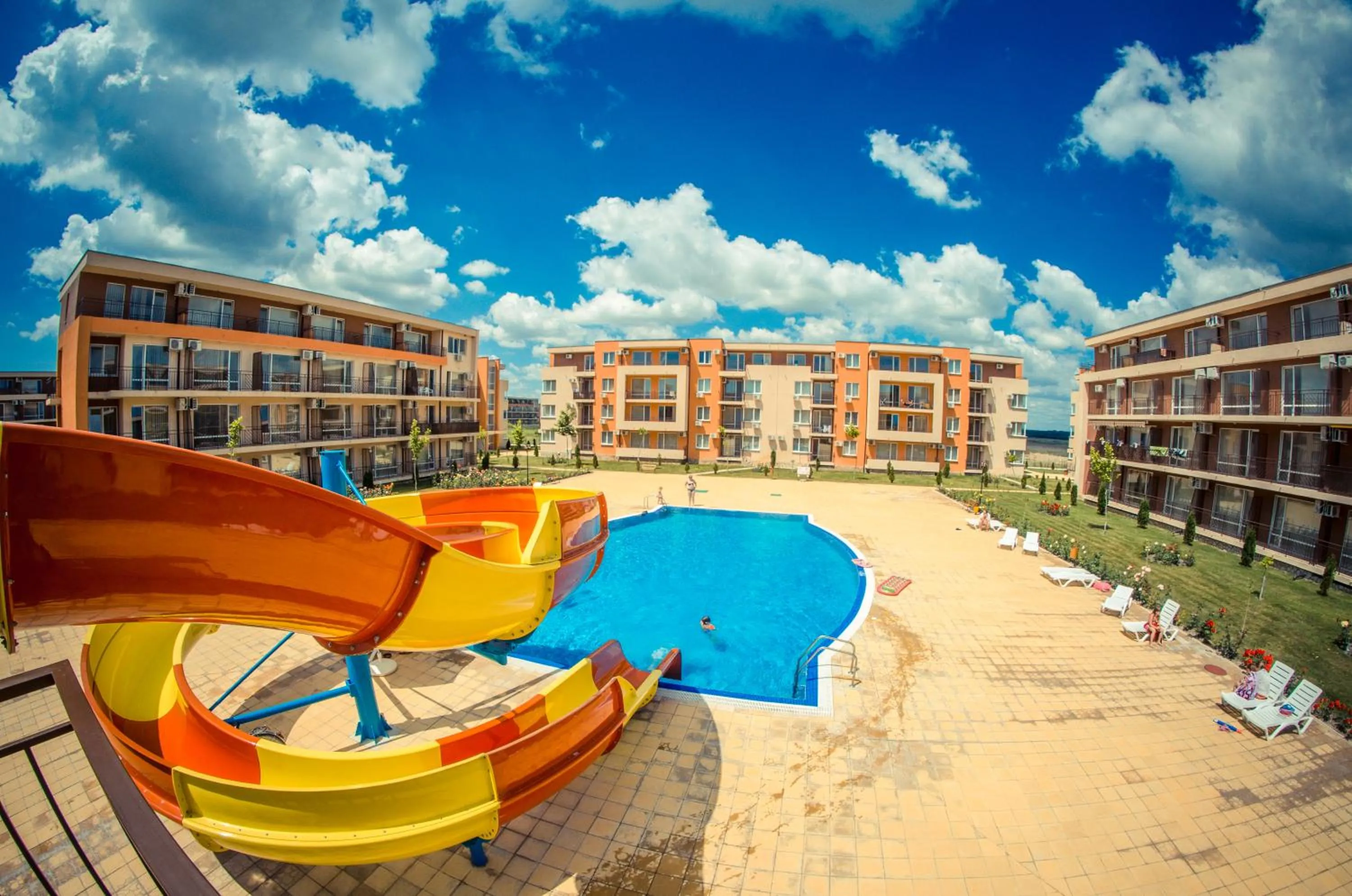 Aqua park in Orchid Fort Garden