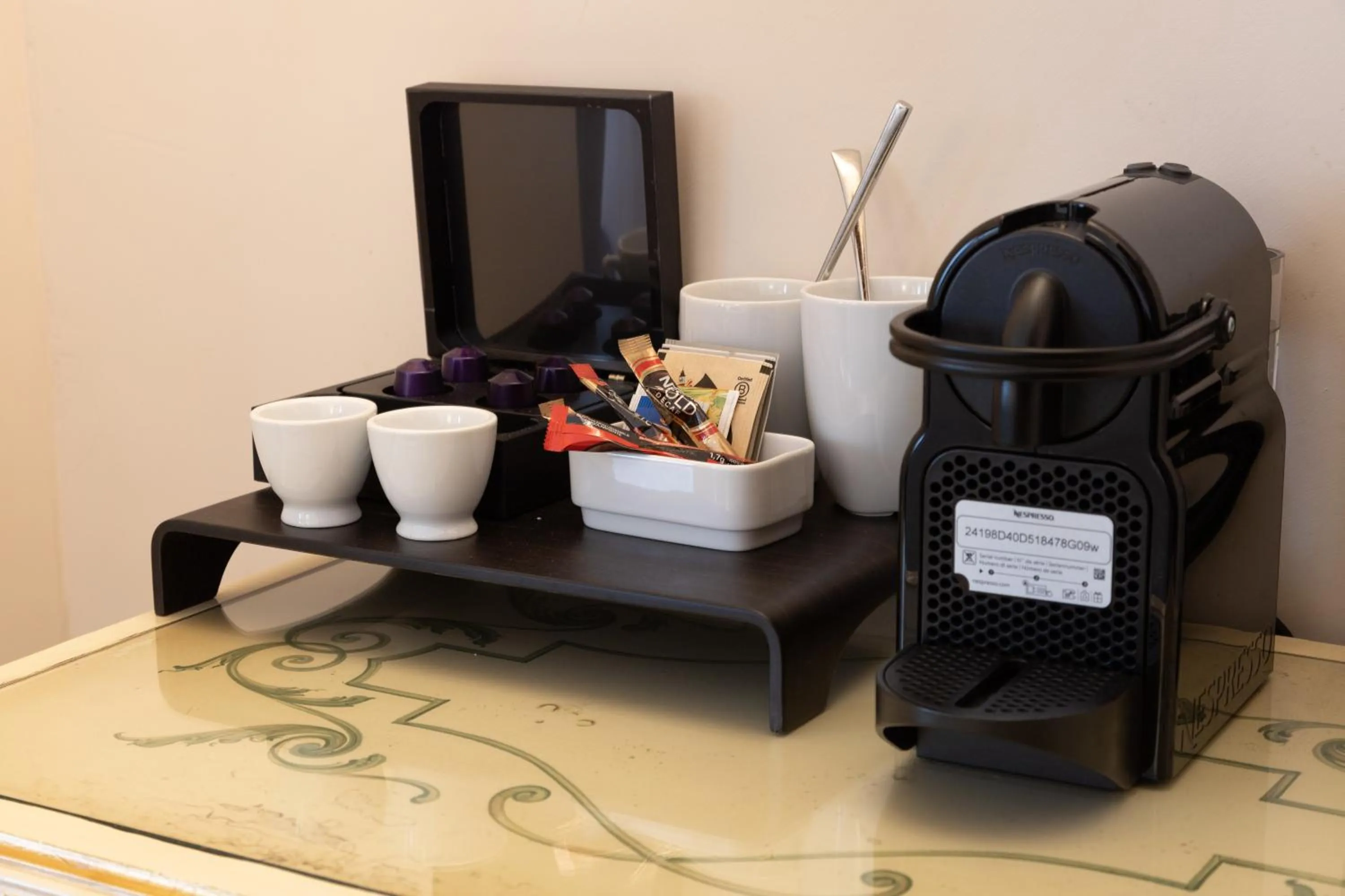 Coffee/tea facilities in Hotel Stendhal
