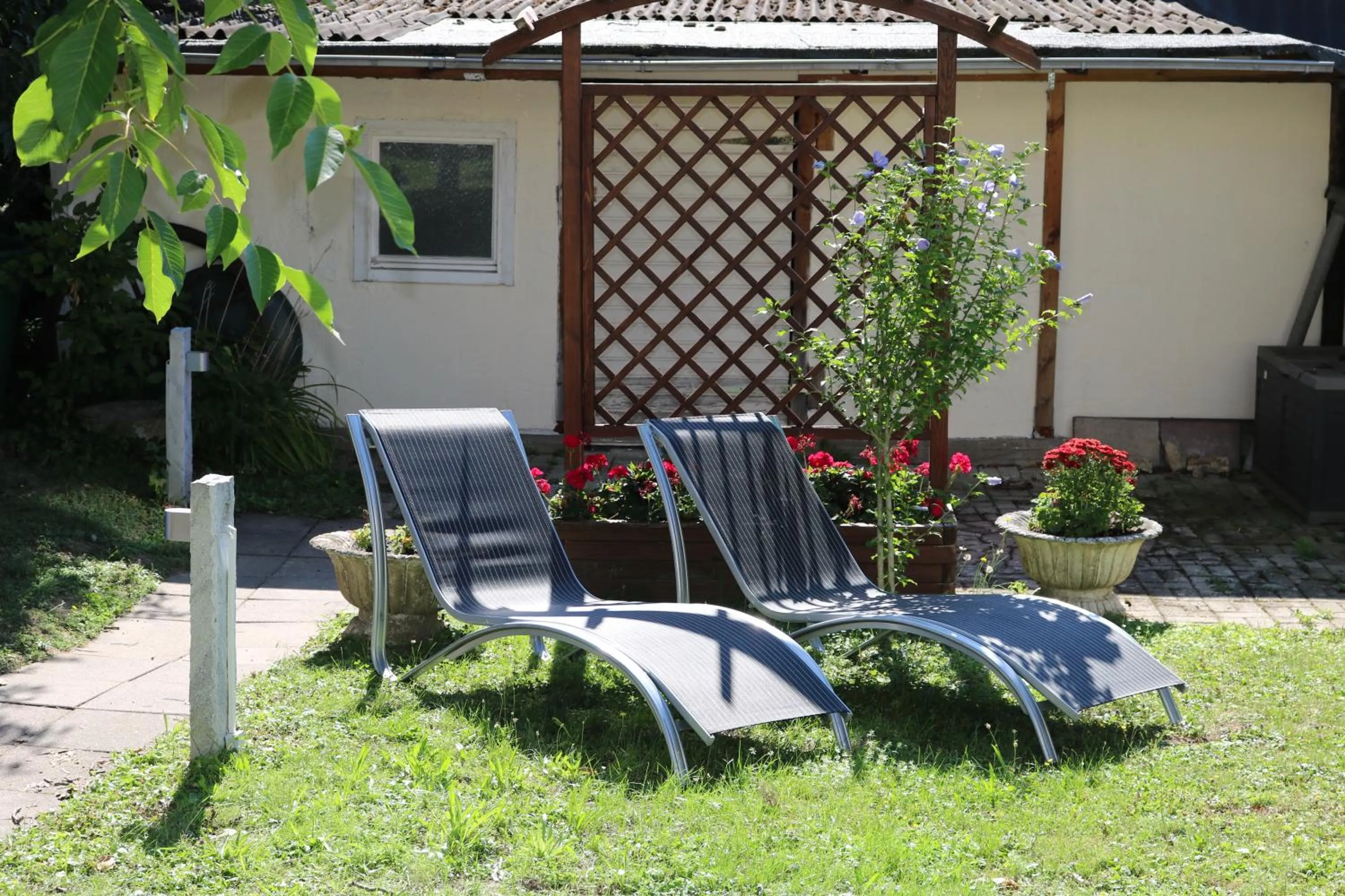 Garden in Hotel Brigitte