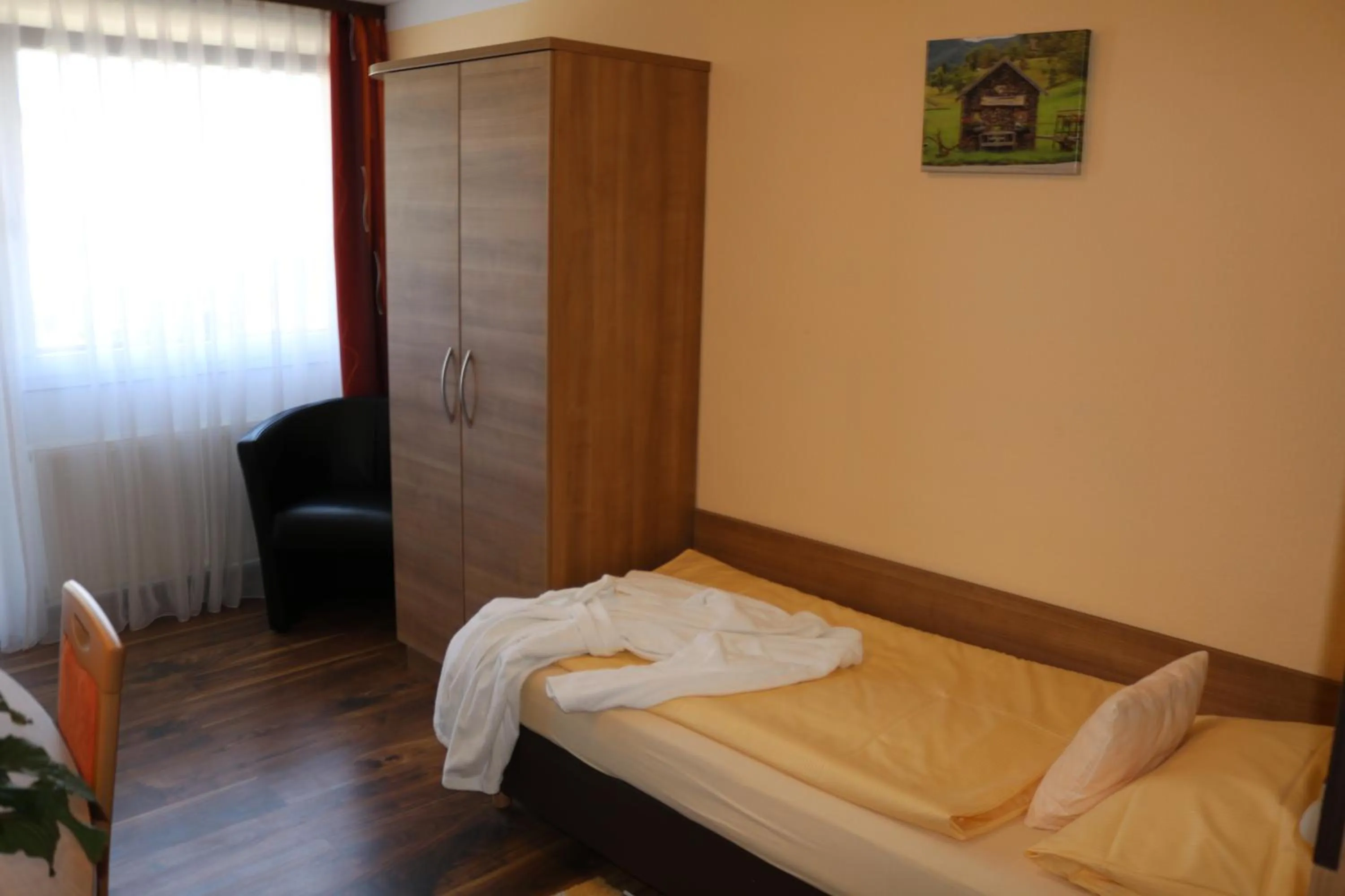 Bed in Hotel Brigitte