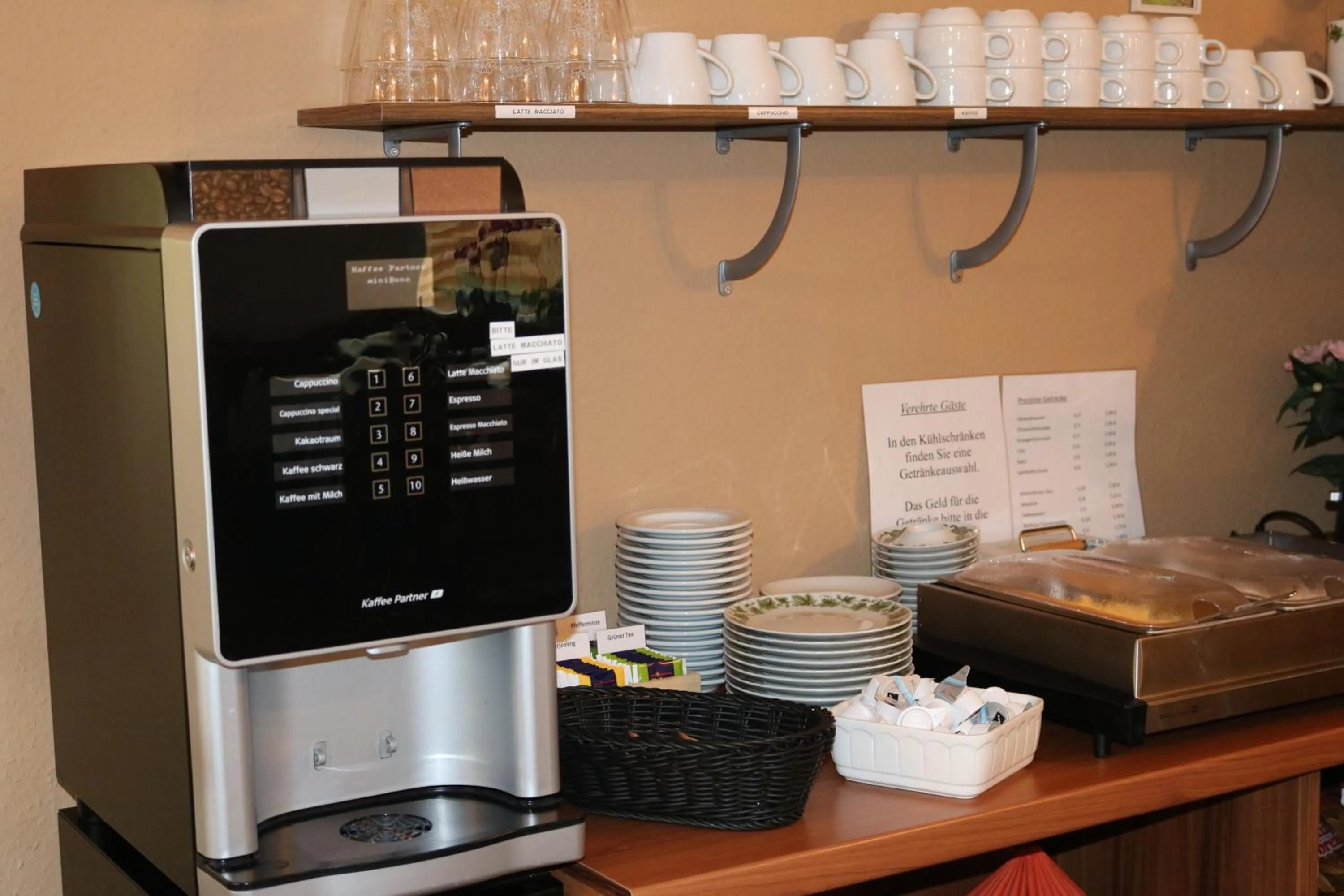 Buffet breakfast in Hotel Brigitte