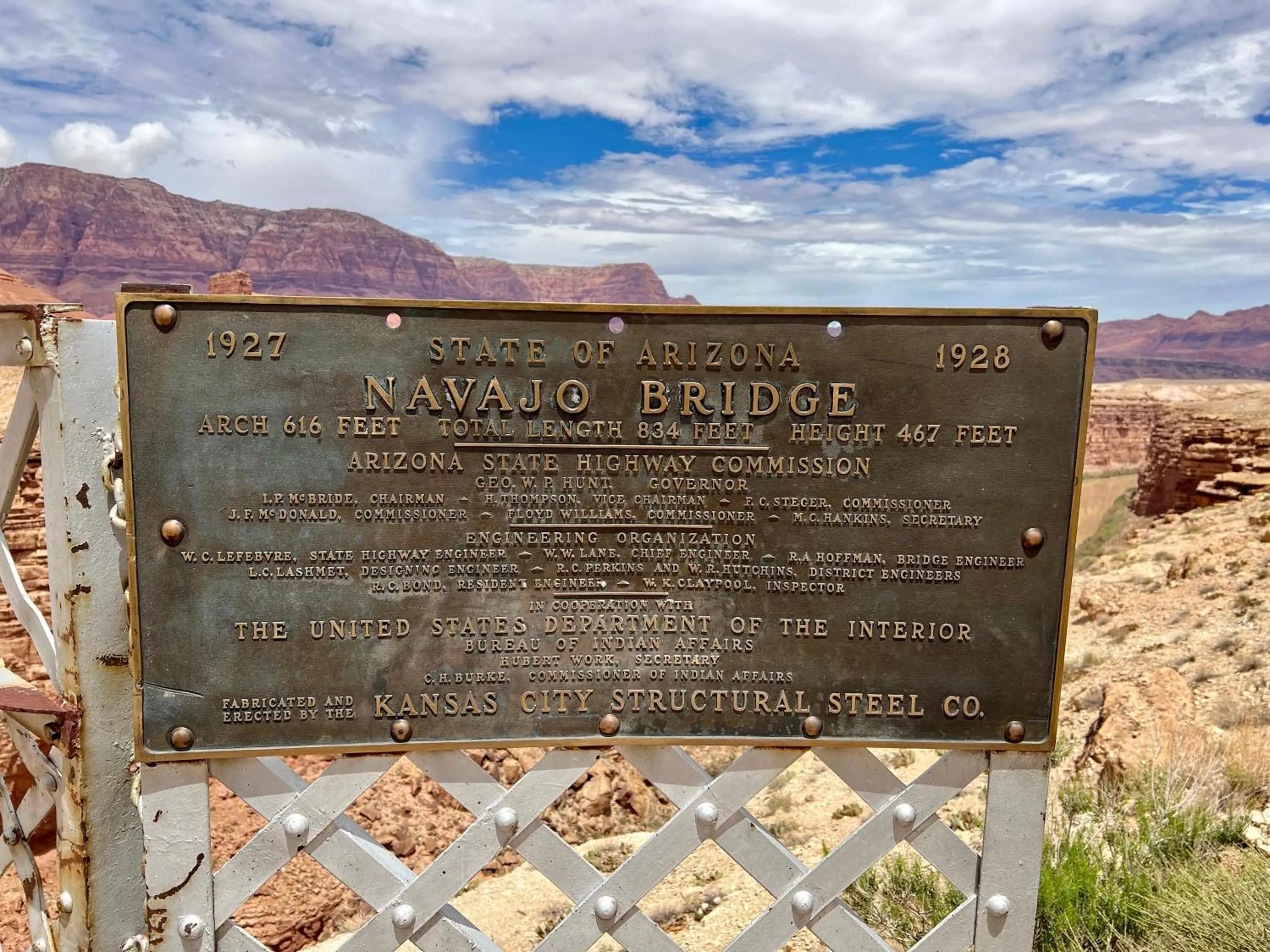Nearby landmark in Marble Canyon Lodge