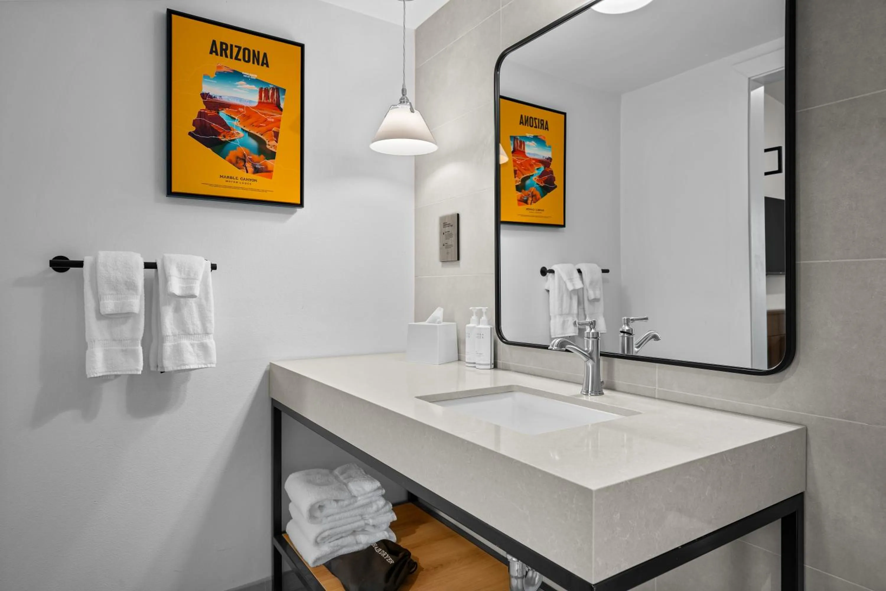 Bathroom in Marble Canyon Lodge