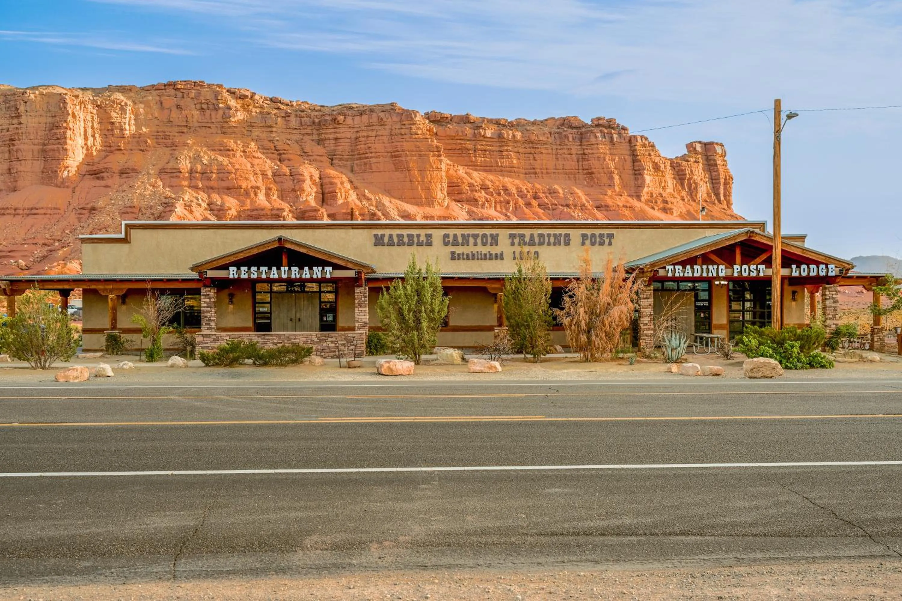 Property building in Marble Canyon Lodge