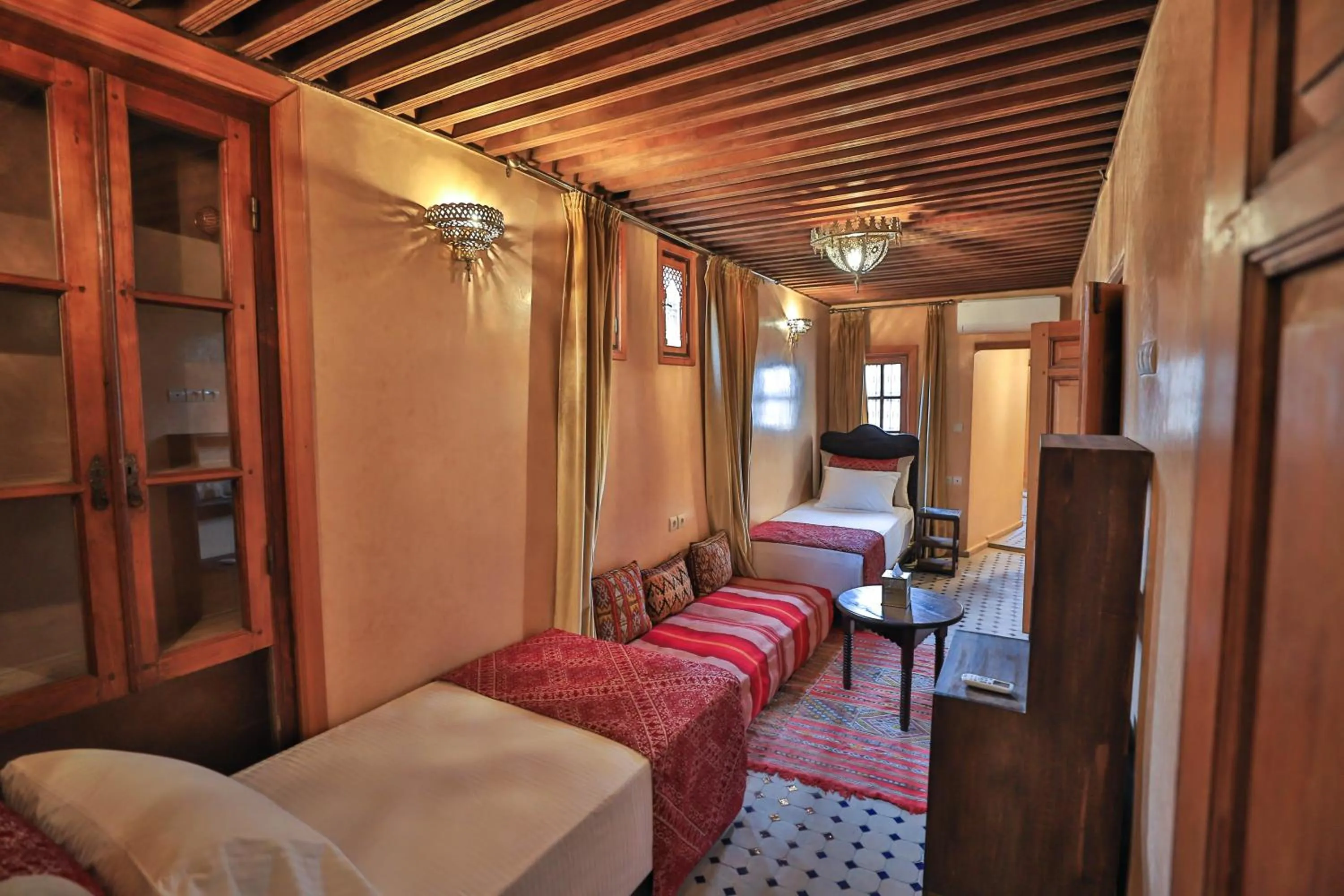 Bed in Riad Moulaydriss et Giacomo