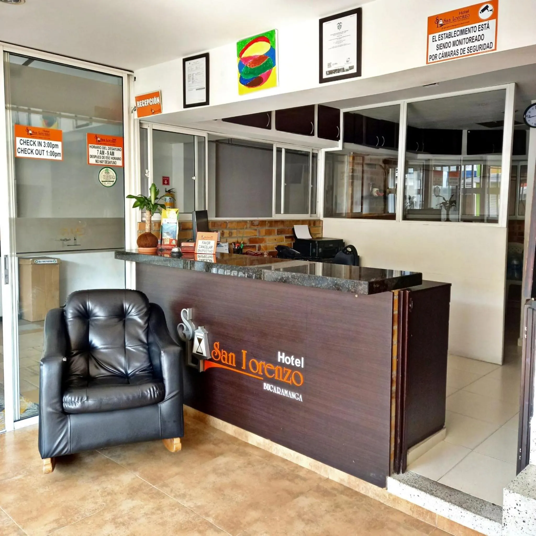 Lobby or reception in Hotel San Lorenzo