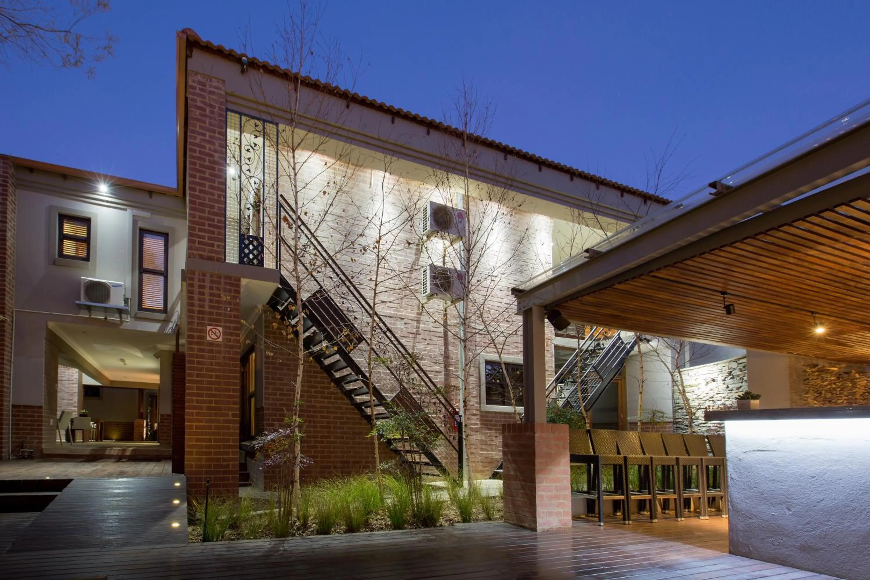 Patio in Menlyn Boutique Hotel