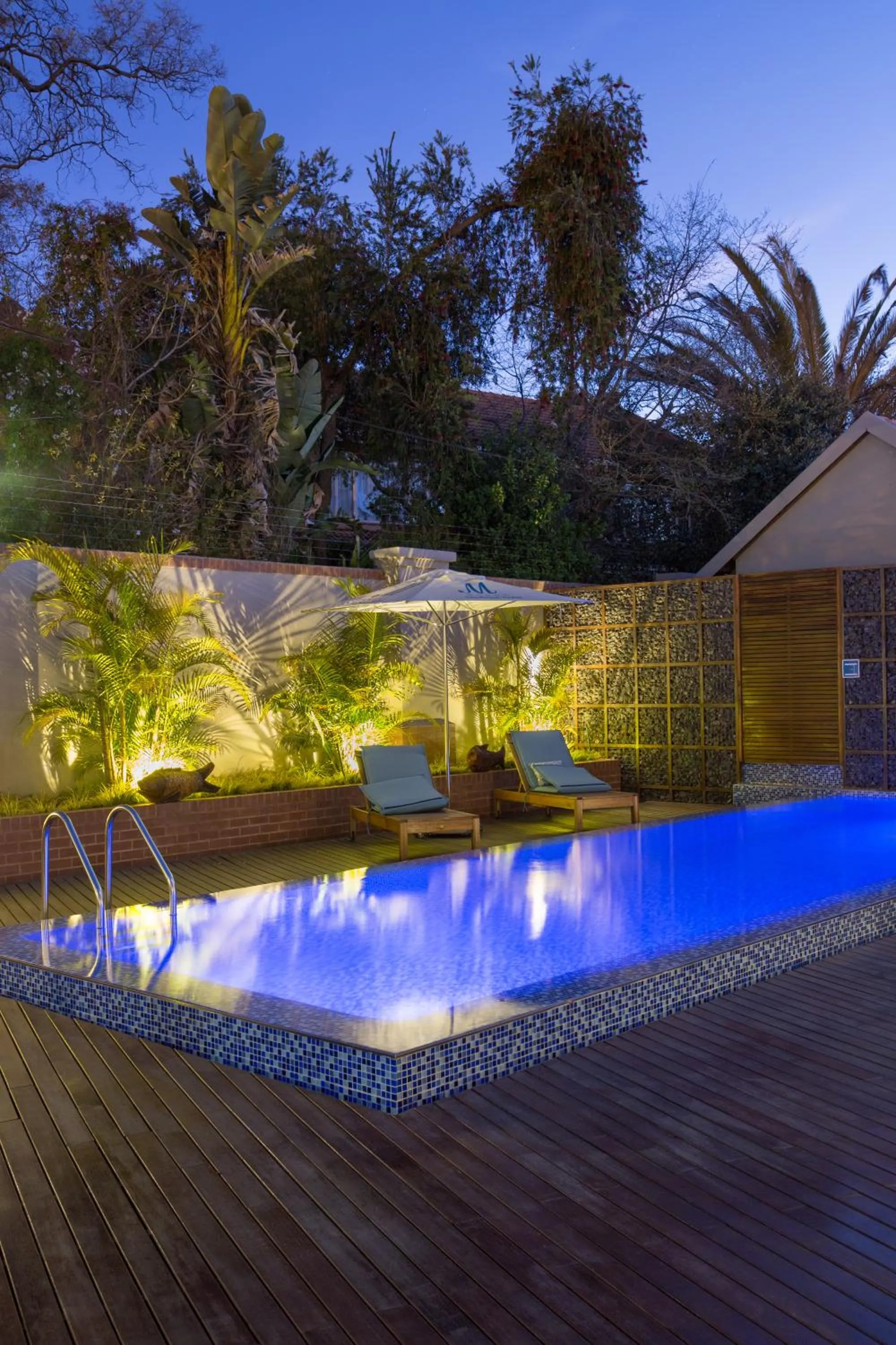 Patio in Menlyn Boutique Hotel