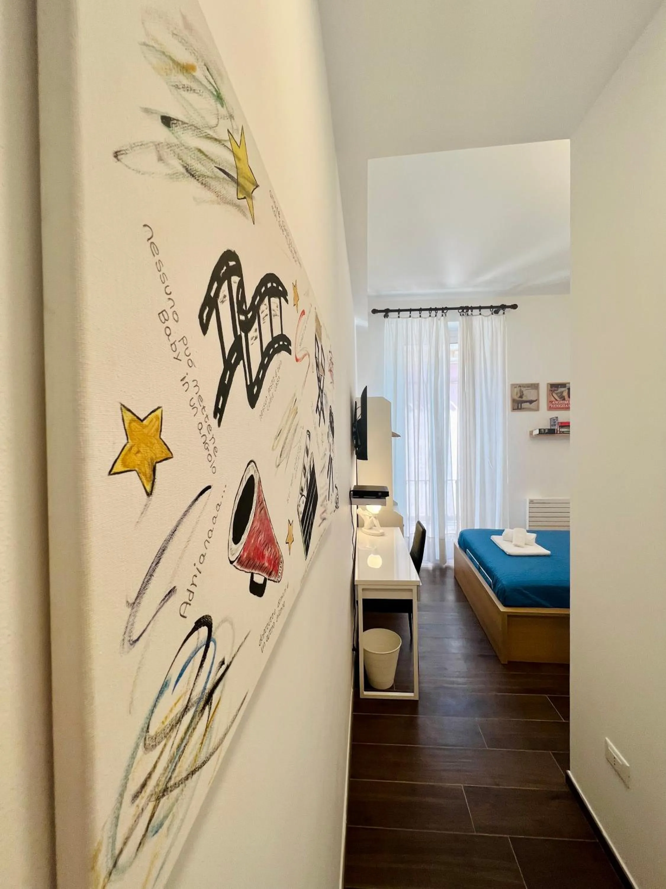 Bedroom, Bed in B&B letterario Palazzo Pistocchi