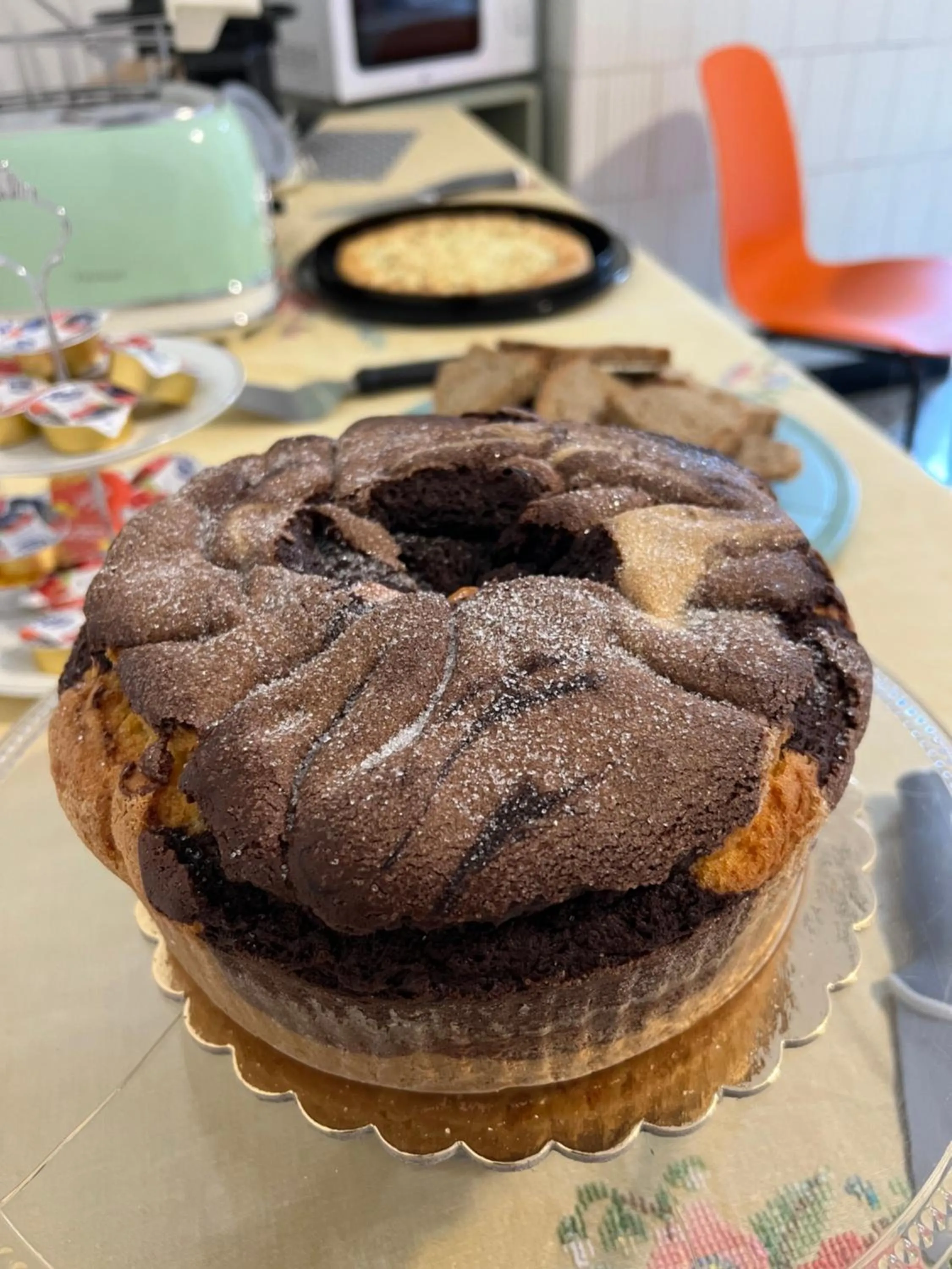 Communal kitchen in B&B letterario Palazzo Pistocchi