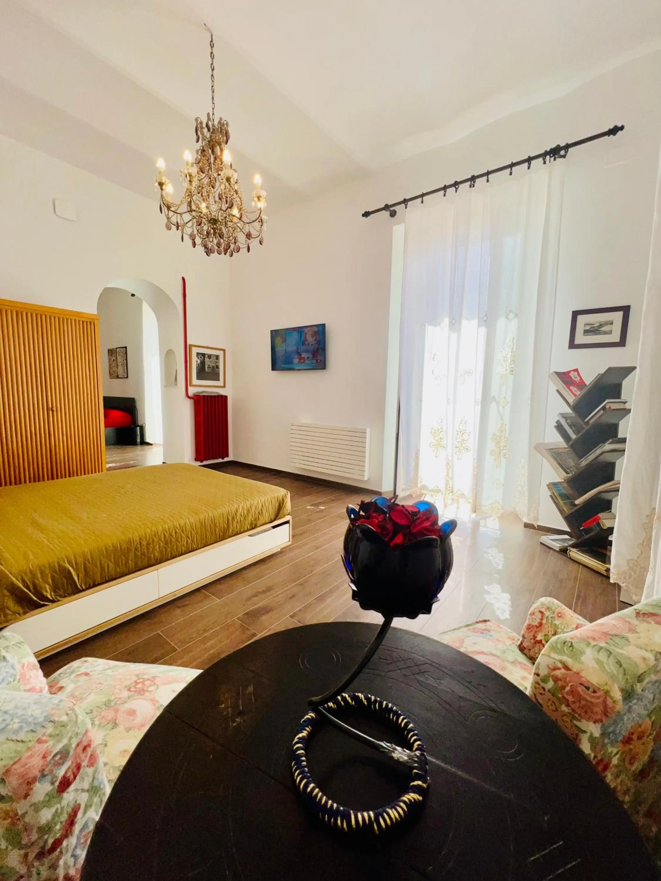 Bedroom, Bed in B&B letterario Palazzo Pistocchi