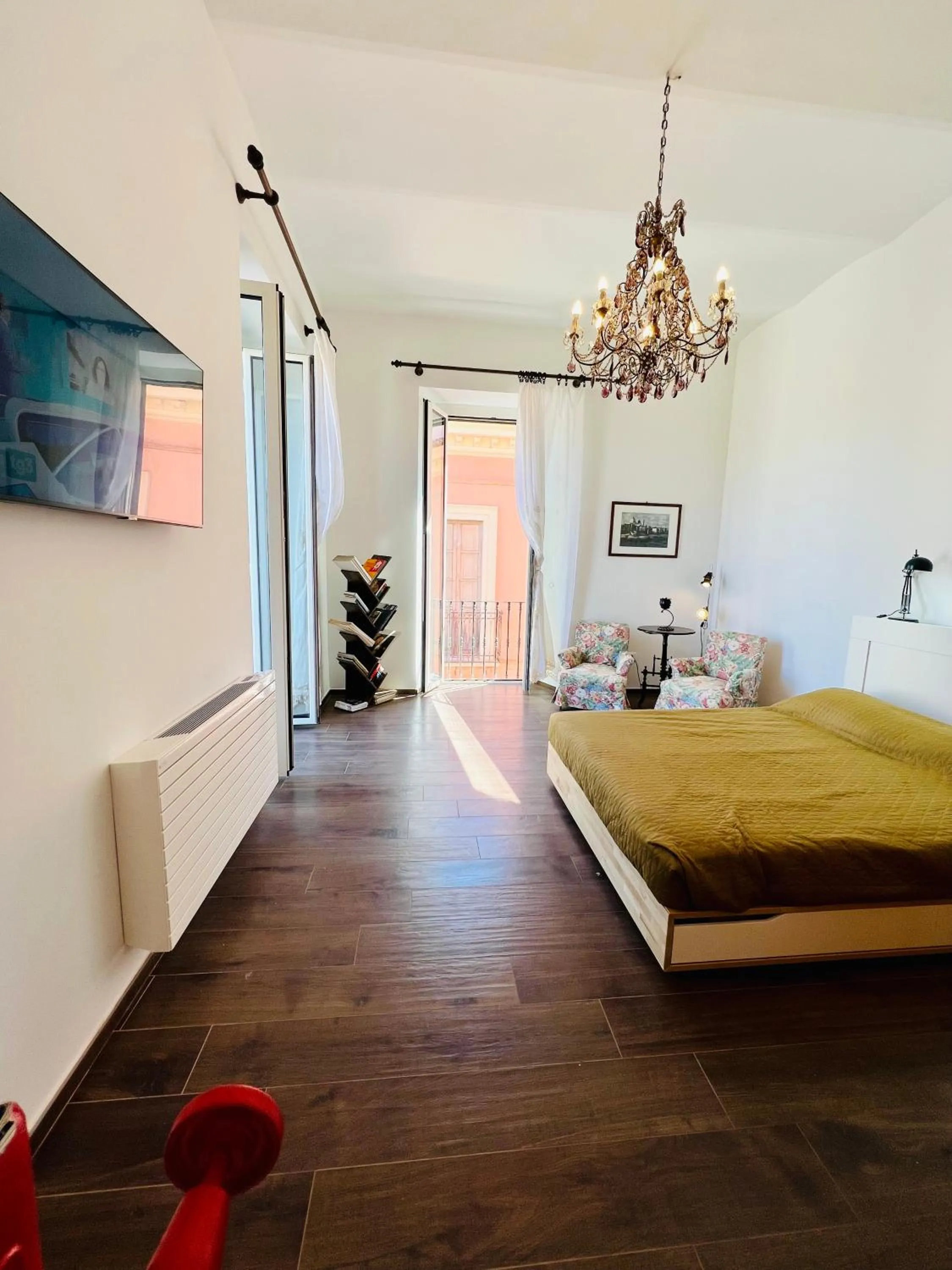 Bedroom, Bed in B&B letterario Palazzo Pistocchi