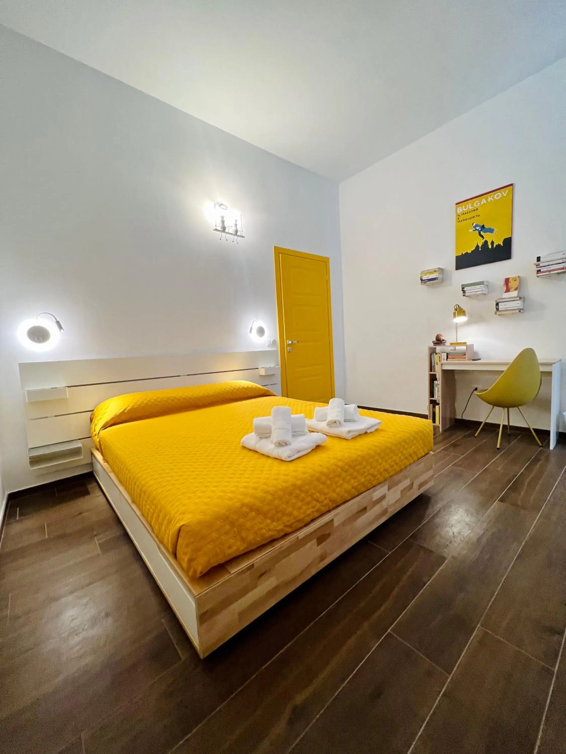 Bedroom, Bed in B&B letterario Palazzo Pistocchi