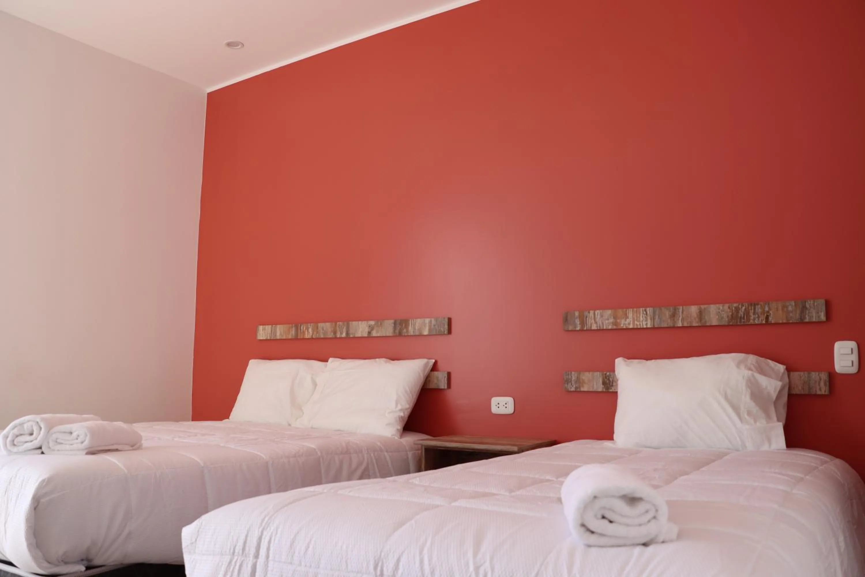 Bed in La Estancia Hotel Ica