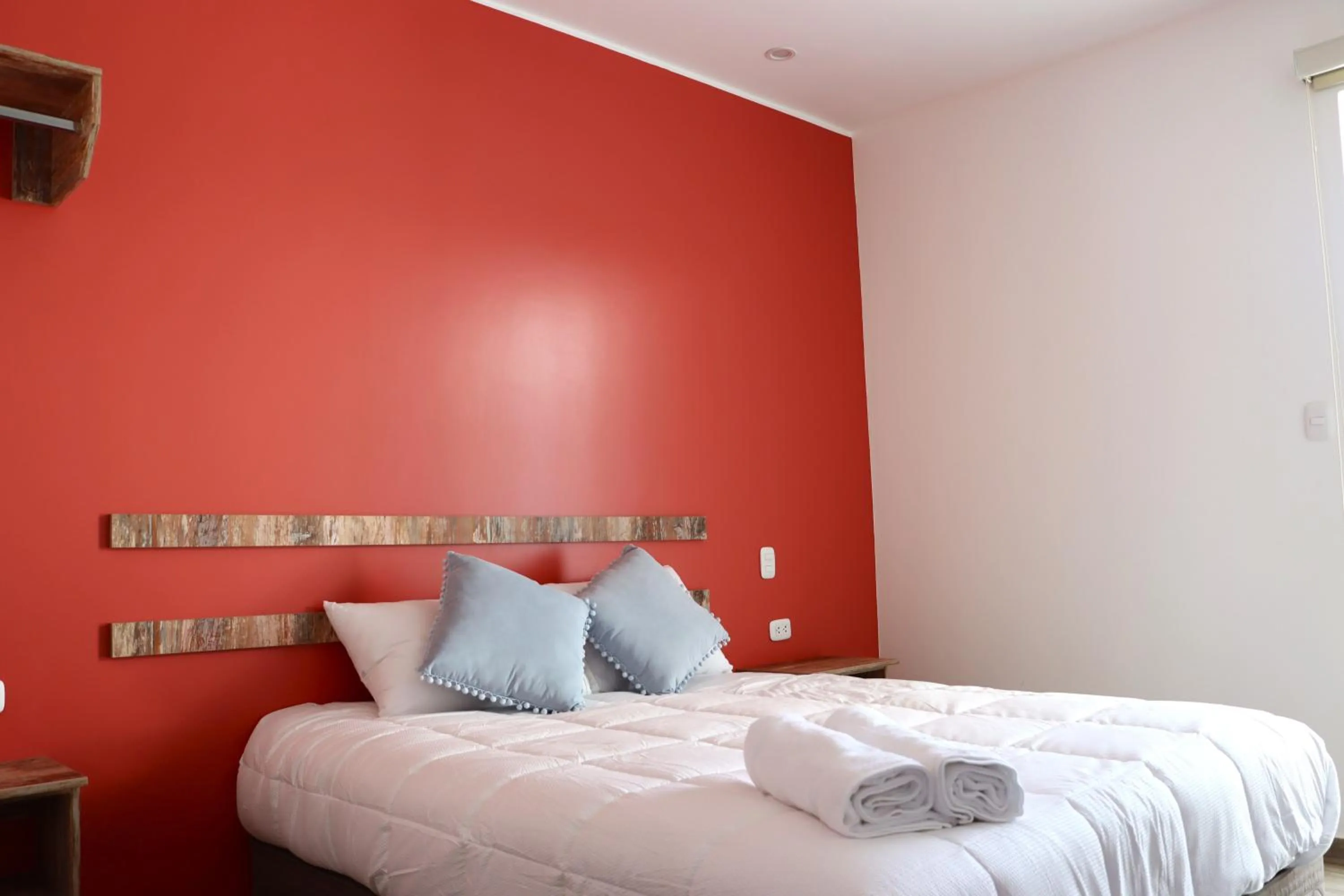 Bed in La Estancia Hotel Ica