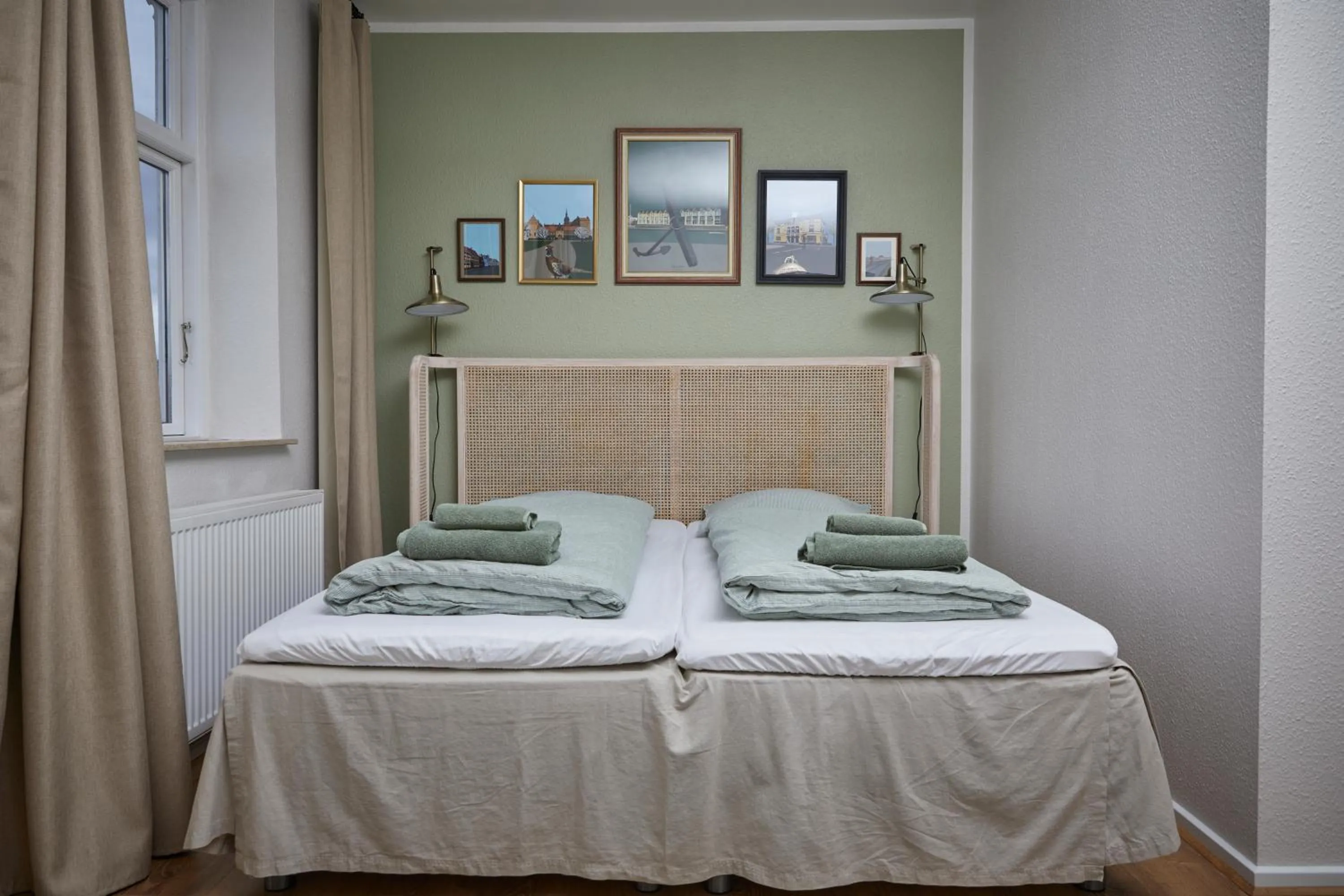 Bed in Hotel Villa Gulle