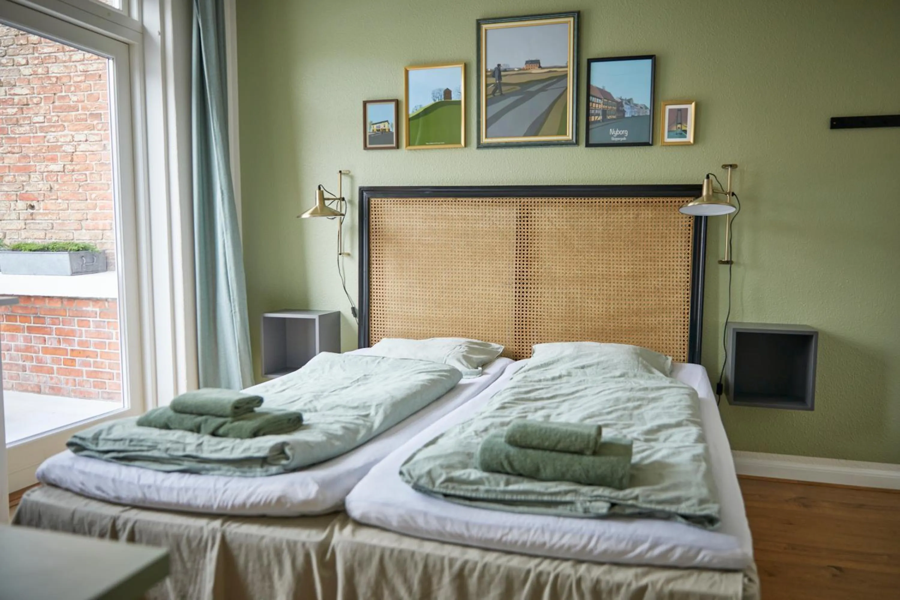 Bed in Hotel Villa Gulle