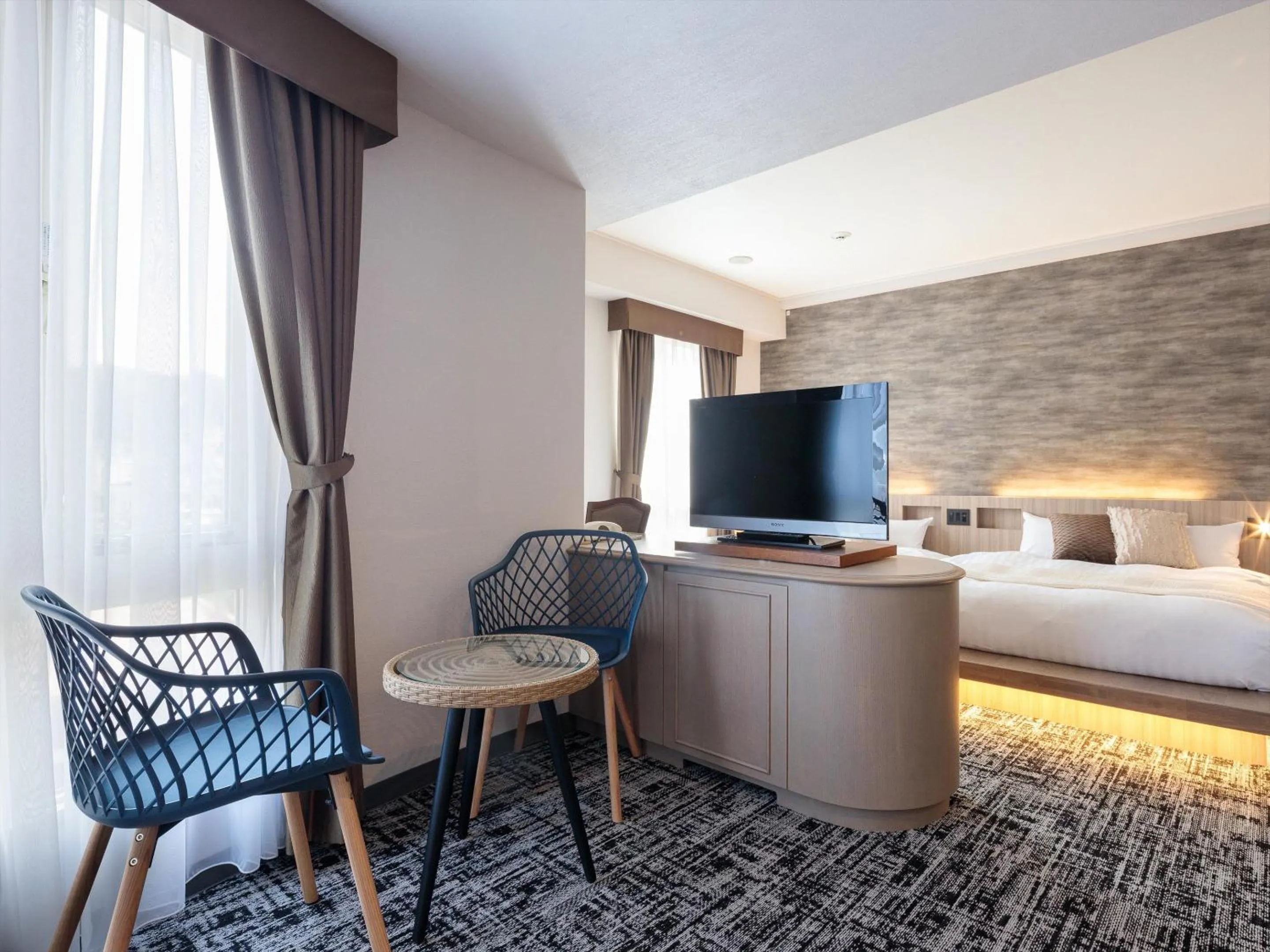 Photo of the whole room, Bed in Gran Palette Hakodate