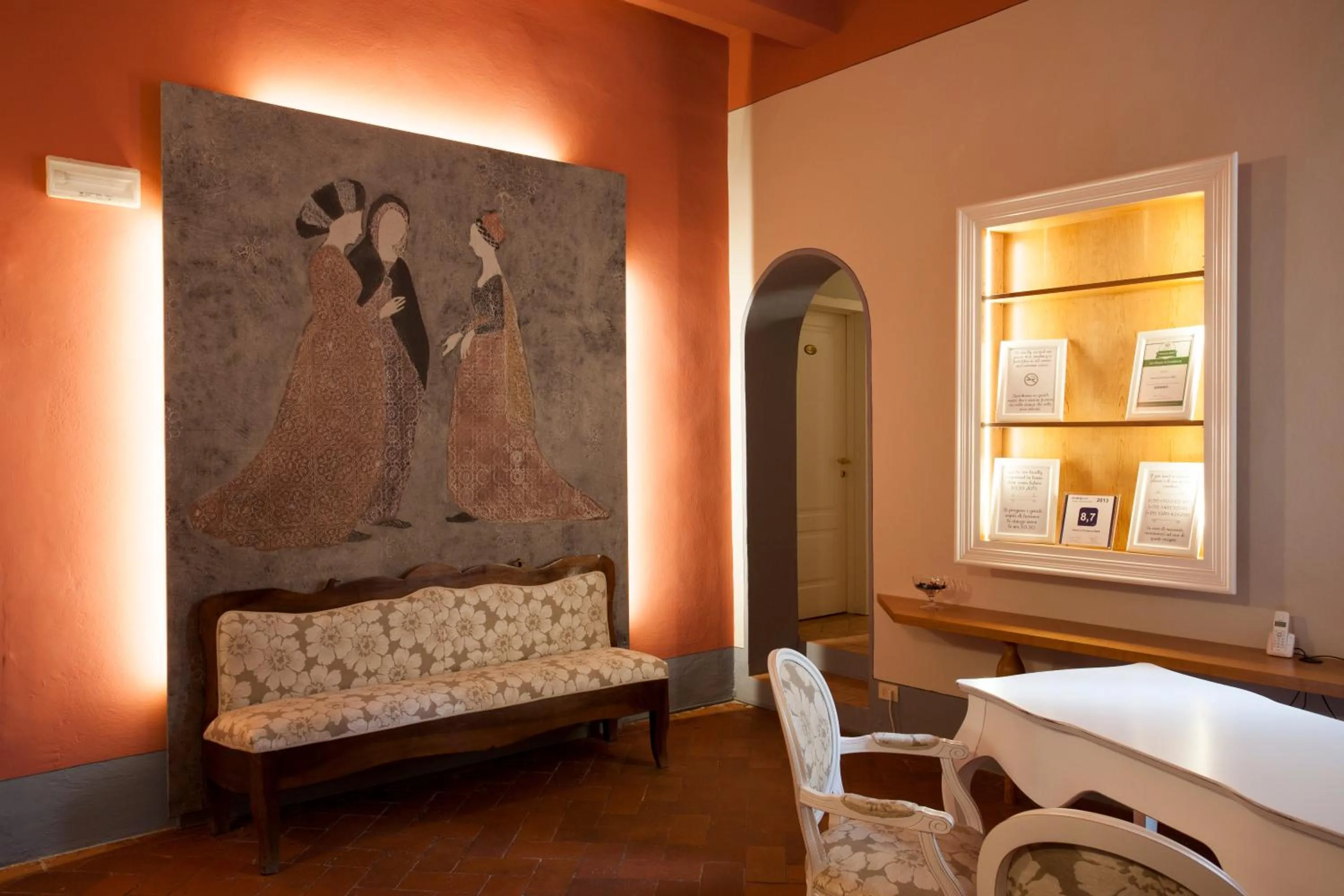 Lobby or reception in B&B Home in Florence