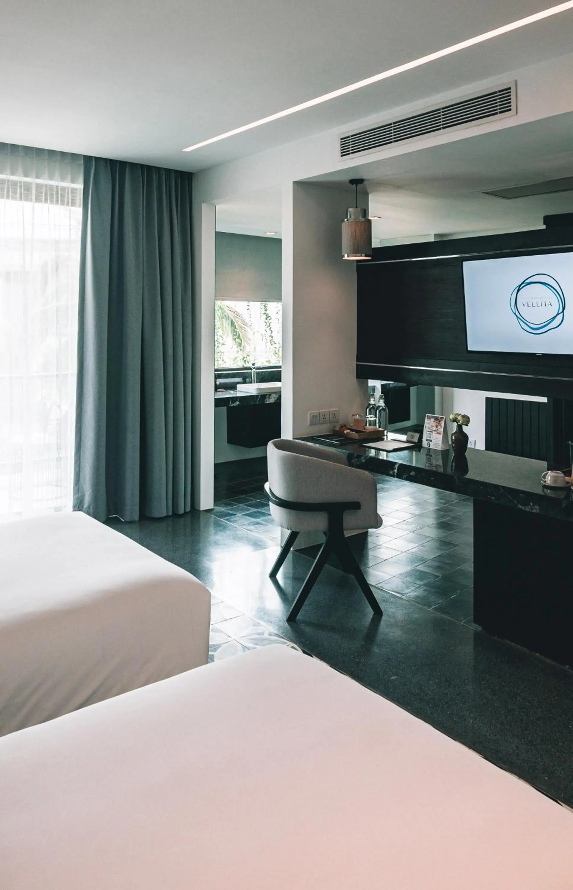 Photo of the whole room, Bed in Hotel Vellita Siem reap