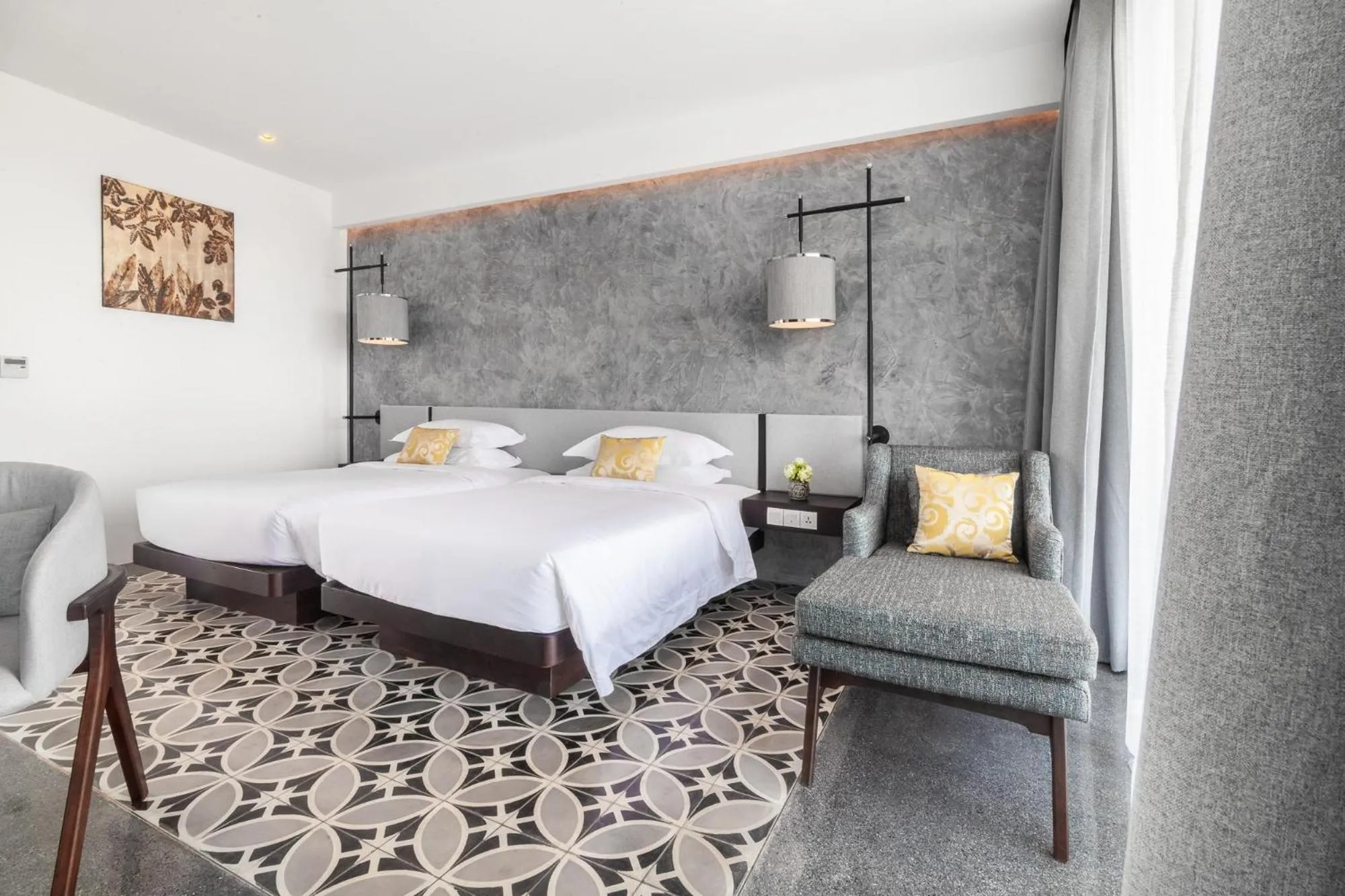 Photo of the whole room, Bed in Hotel Vellita Siem reap