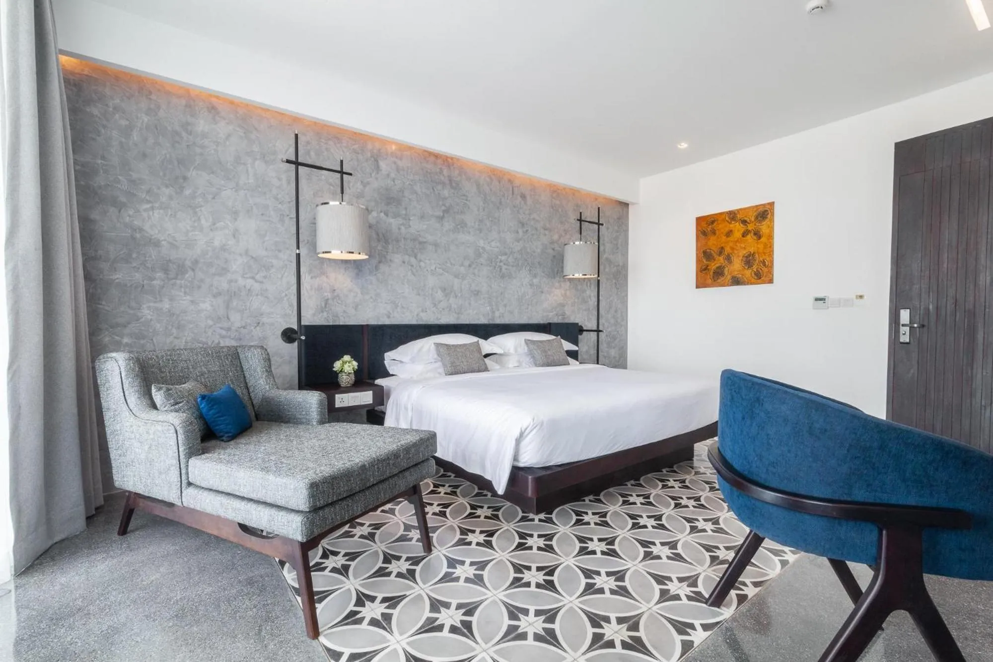 Photo of the whole room, Bed in Hotel Vellita Siem reap