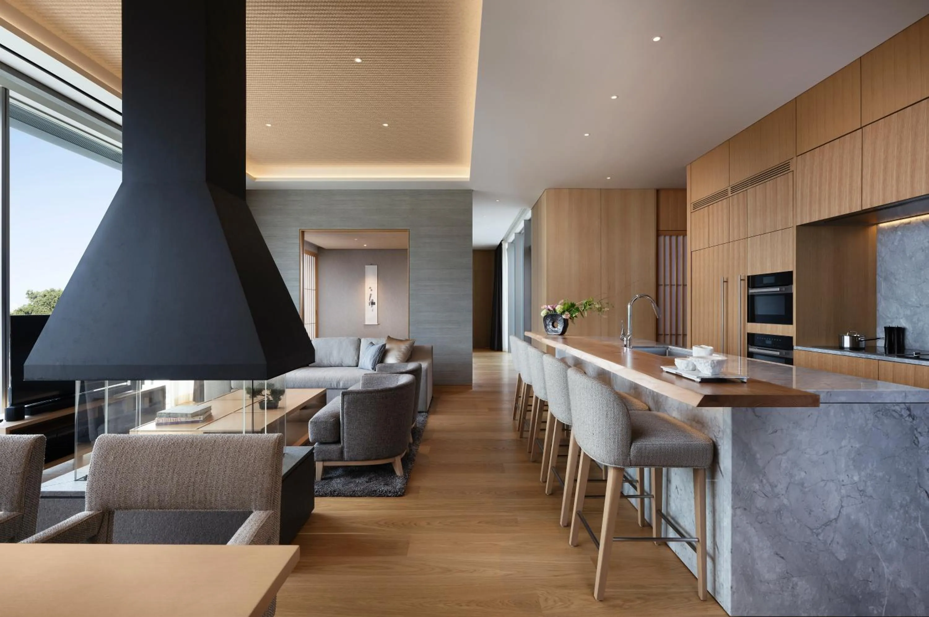 Living room in Setsu Niseko