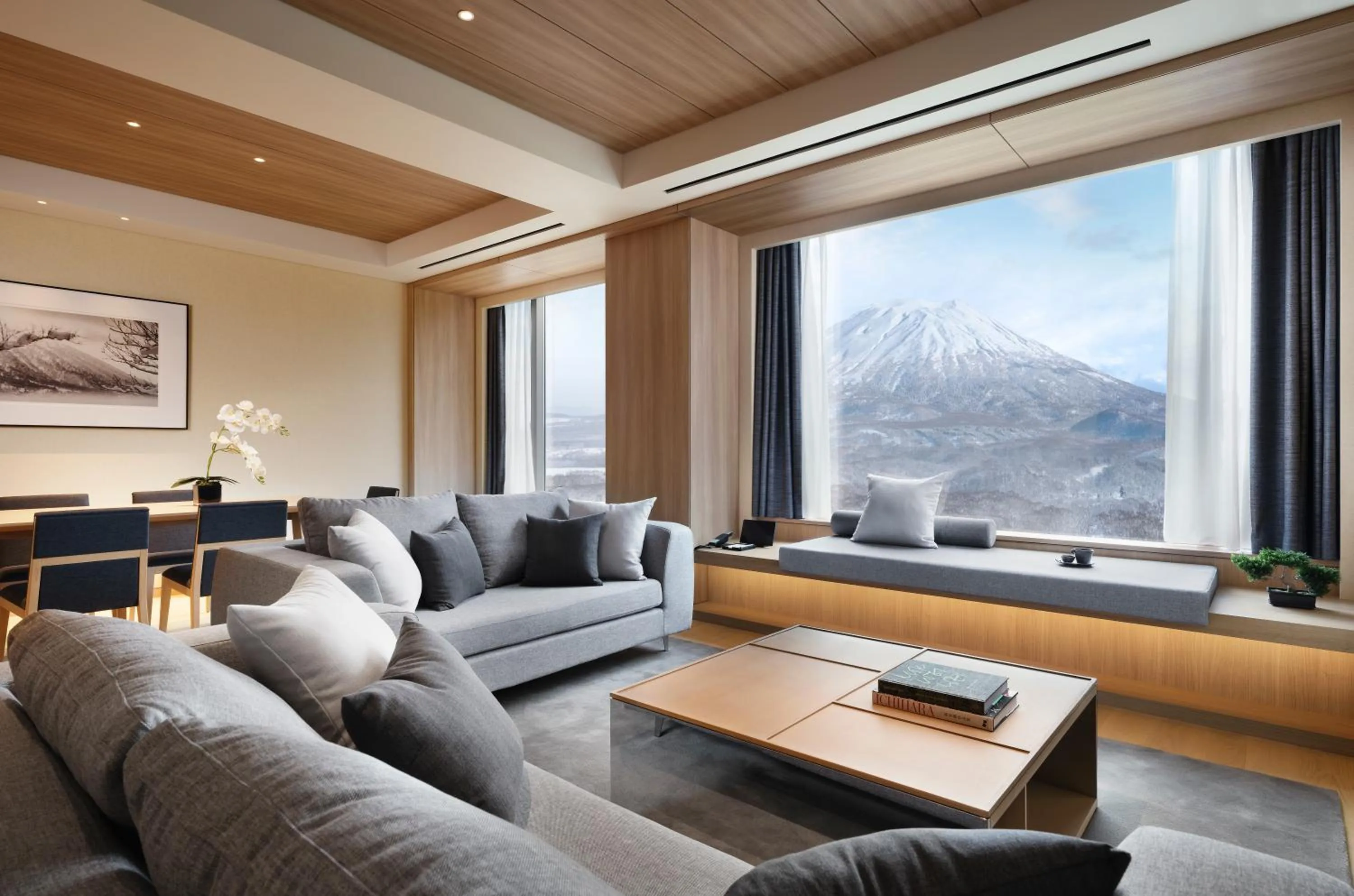 Living room in Setsu Niseko